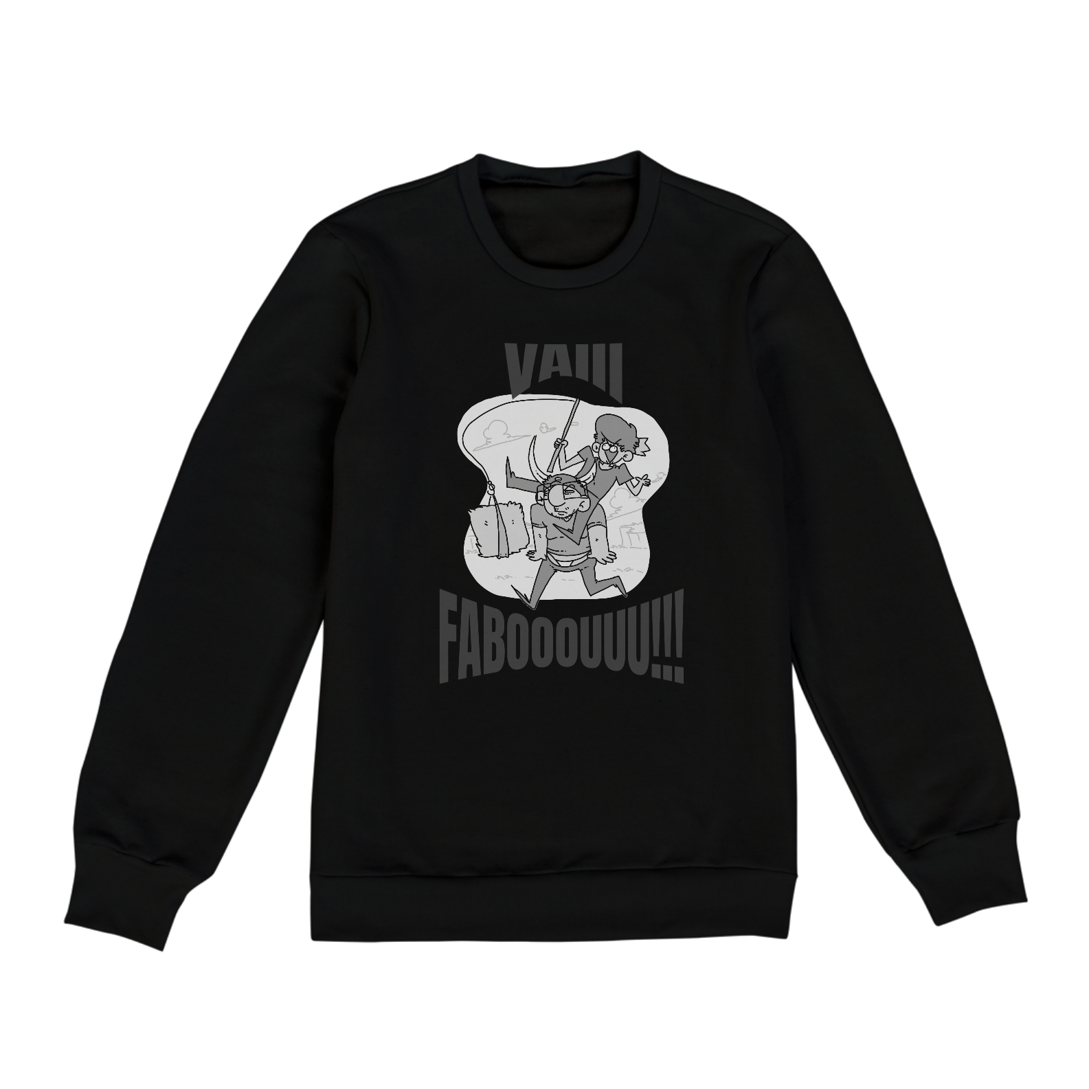 Nome do produto: Moletom - Vai Fabo - sem cor - versão 2