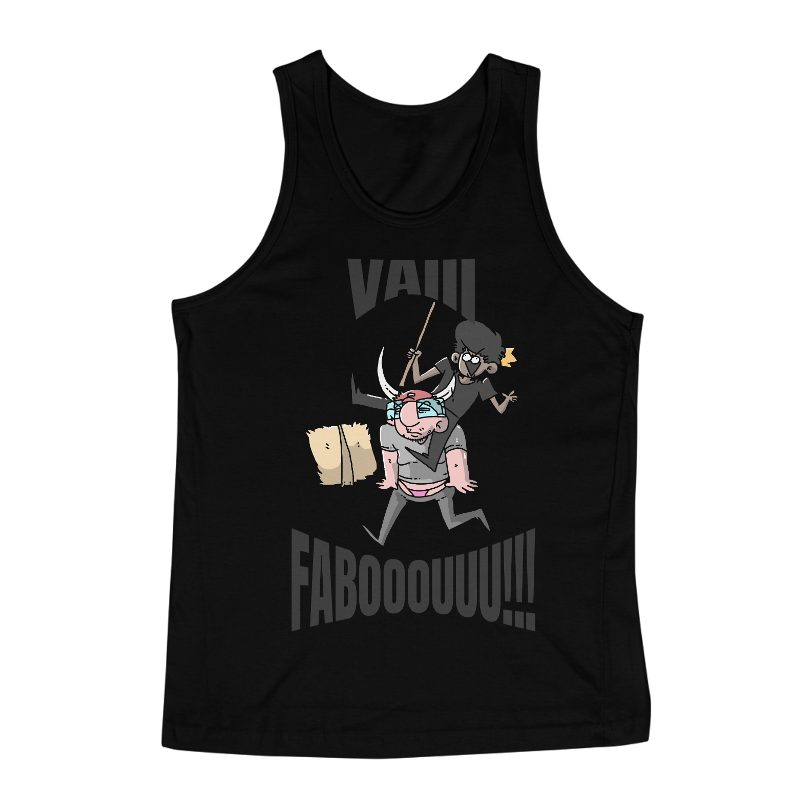 Nome do produto: Regata masculina - Vai Fabo - versão 2