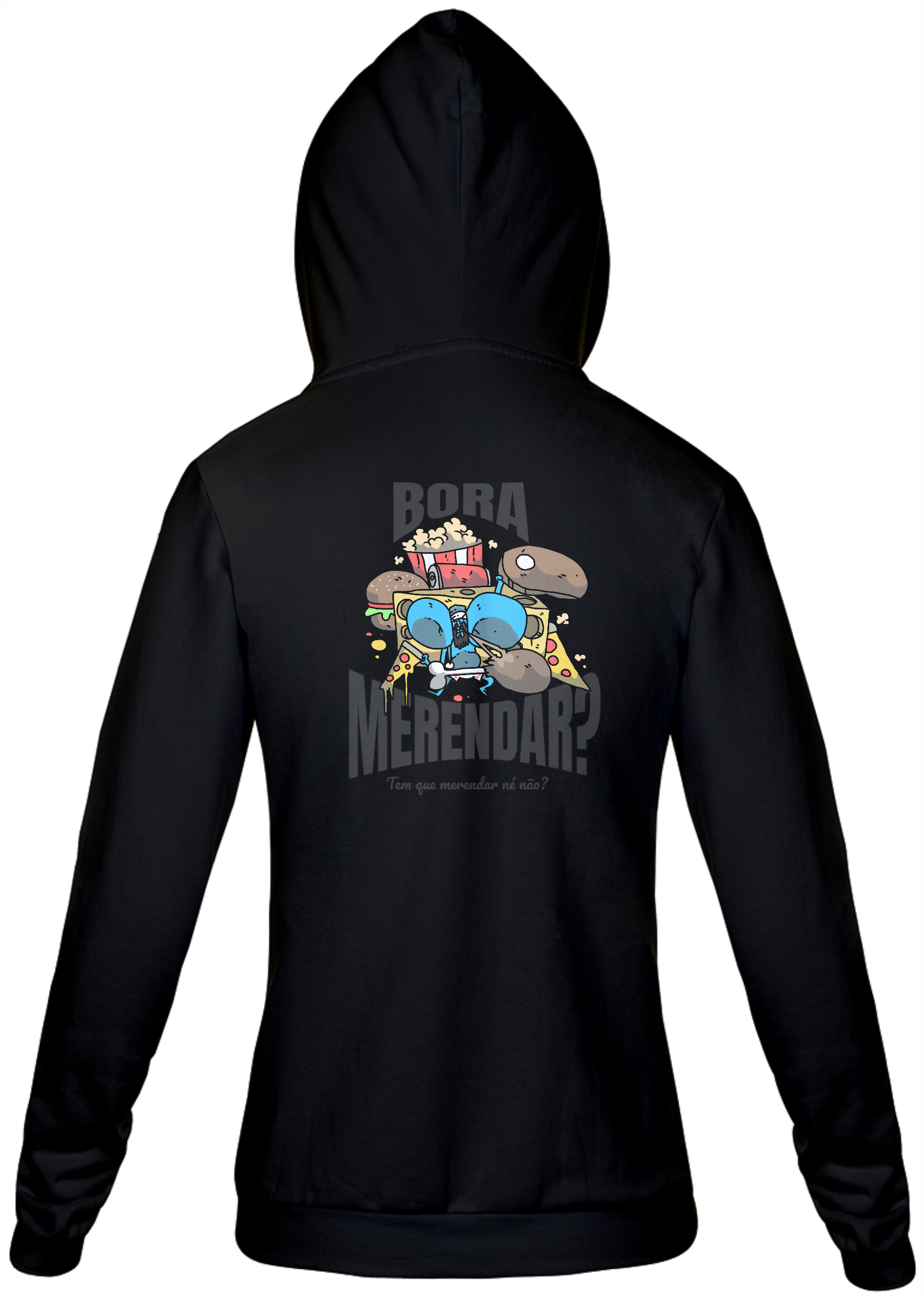 Nome do produto: Moletom com Zíper - Tem que merendar - versão 2