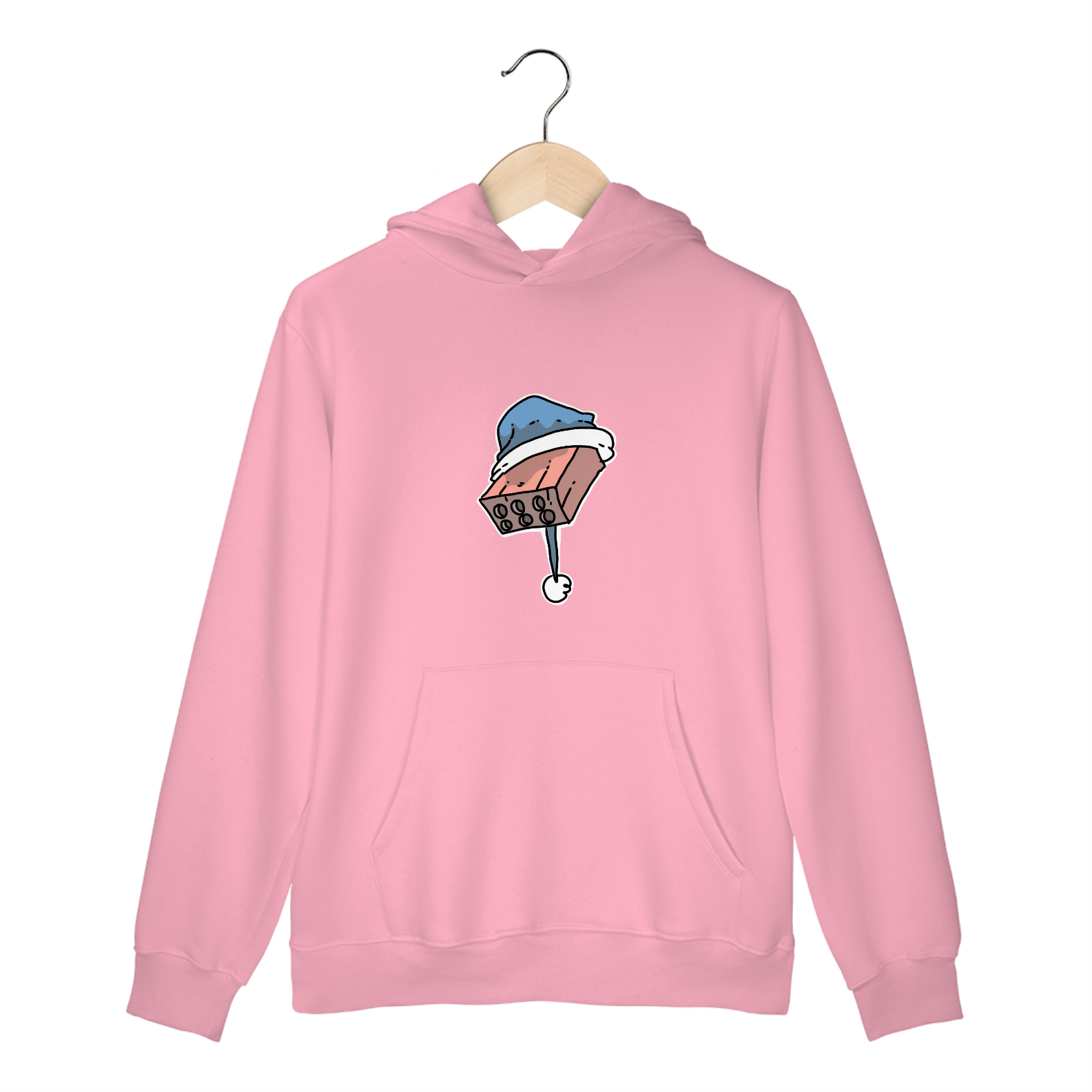 Nome do produto: Moletom canguru - Tijolo