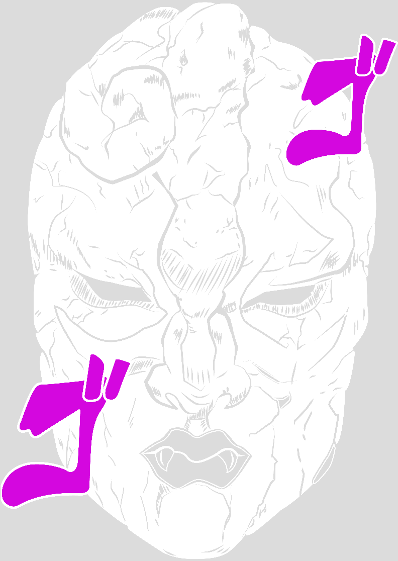 Nome do produto: Poster JoJo\'s Bizarre Adventure Stone Mask