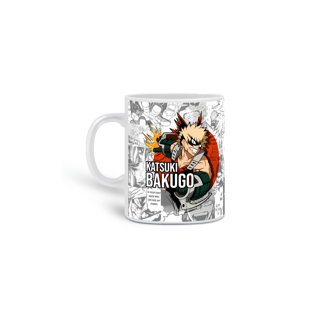 Nome do produto: Caneca Katsuki Bakugo My Hero Academia