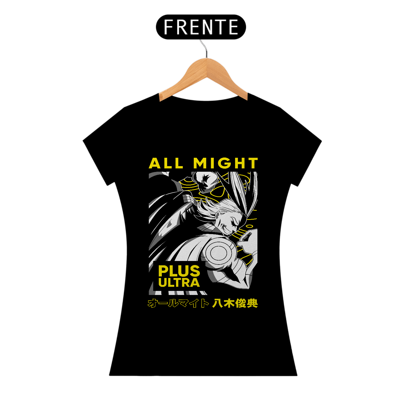 Nome do produto: T-shirt Feminino My Hero All Might