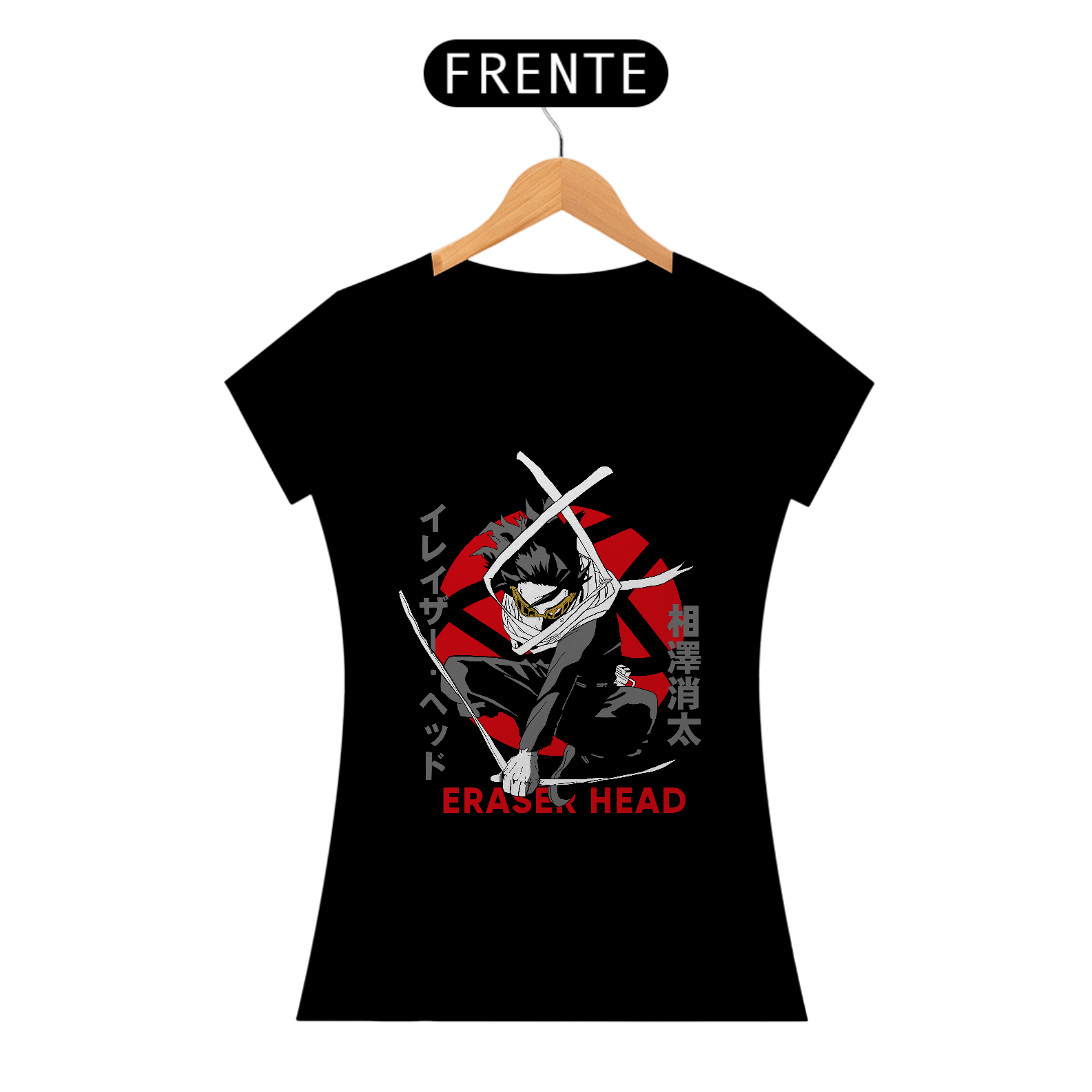 Nome do produto: T-shirt Feminino My Hero Shota Aizawa