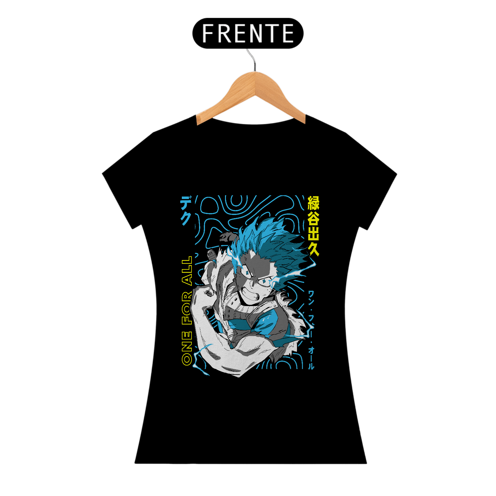 Nome do produto: T-shirt Feminino My Hero One For All