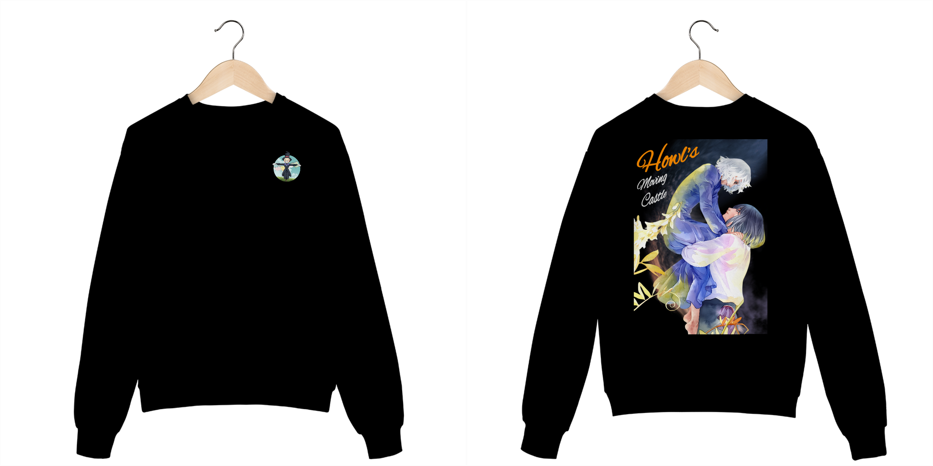 Nome do produto: Moletom Fechado Howl’s Moving Castle