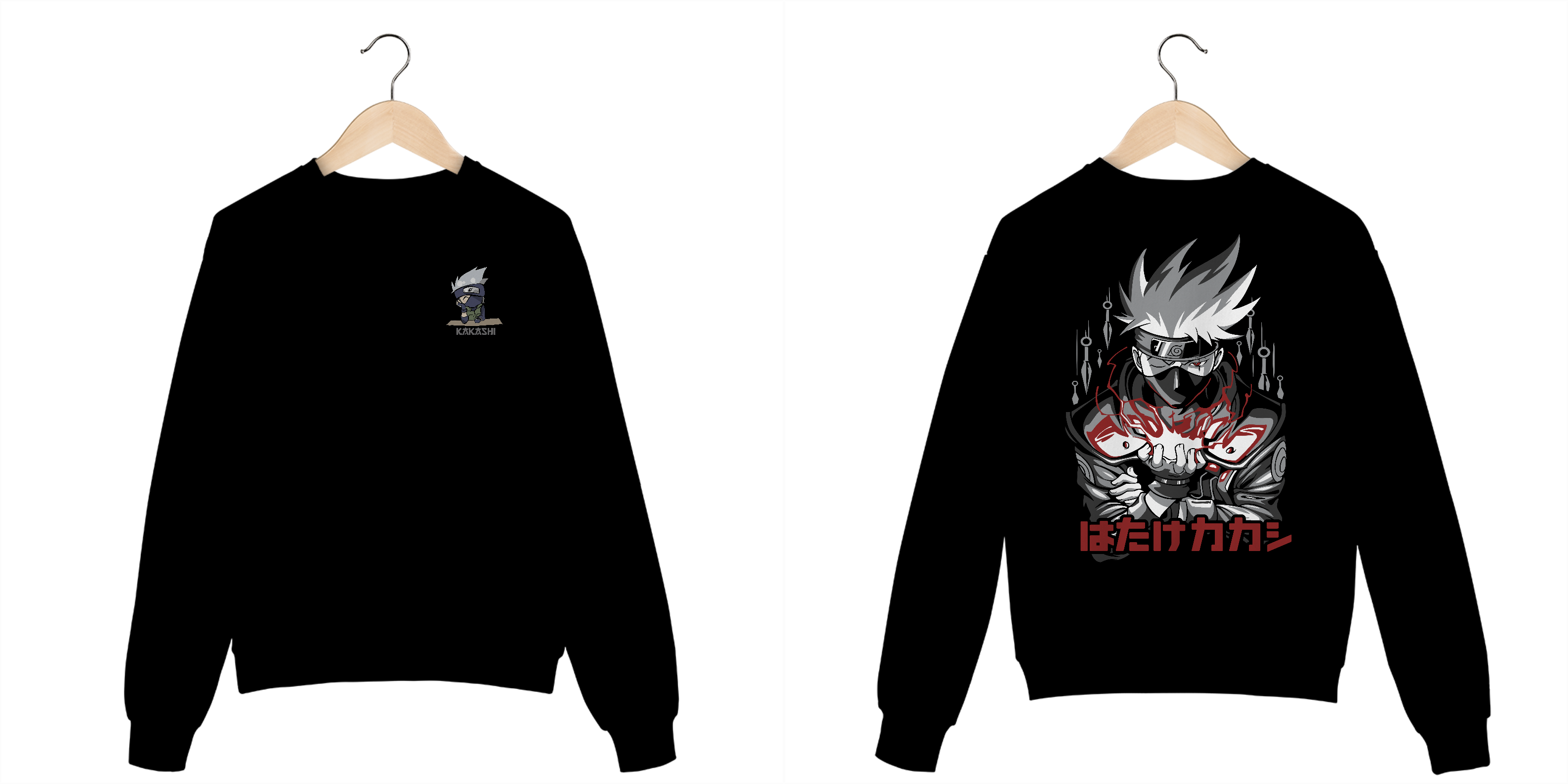 Nome do produto: Moletom Fechado Hatake Kakashi