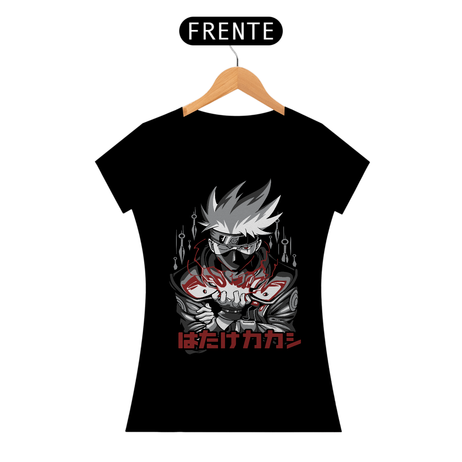 Nome do produto: T-shirt Prime Feminino Hatake Kakashi