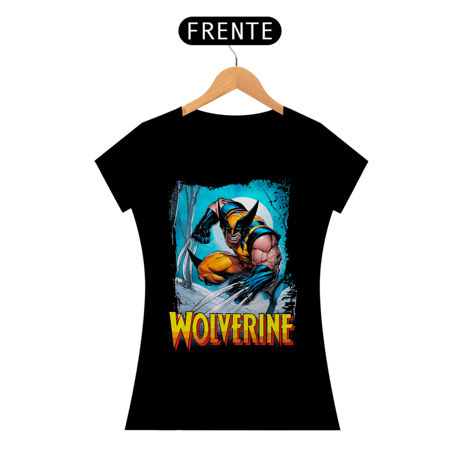 Nome do produto: T-shirt Premium Feminino X-men Wolverine