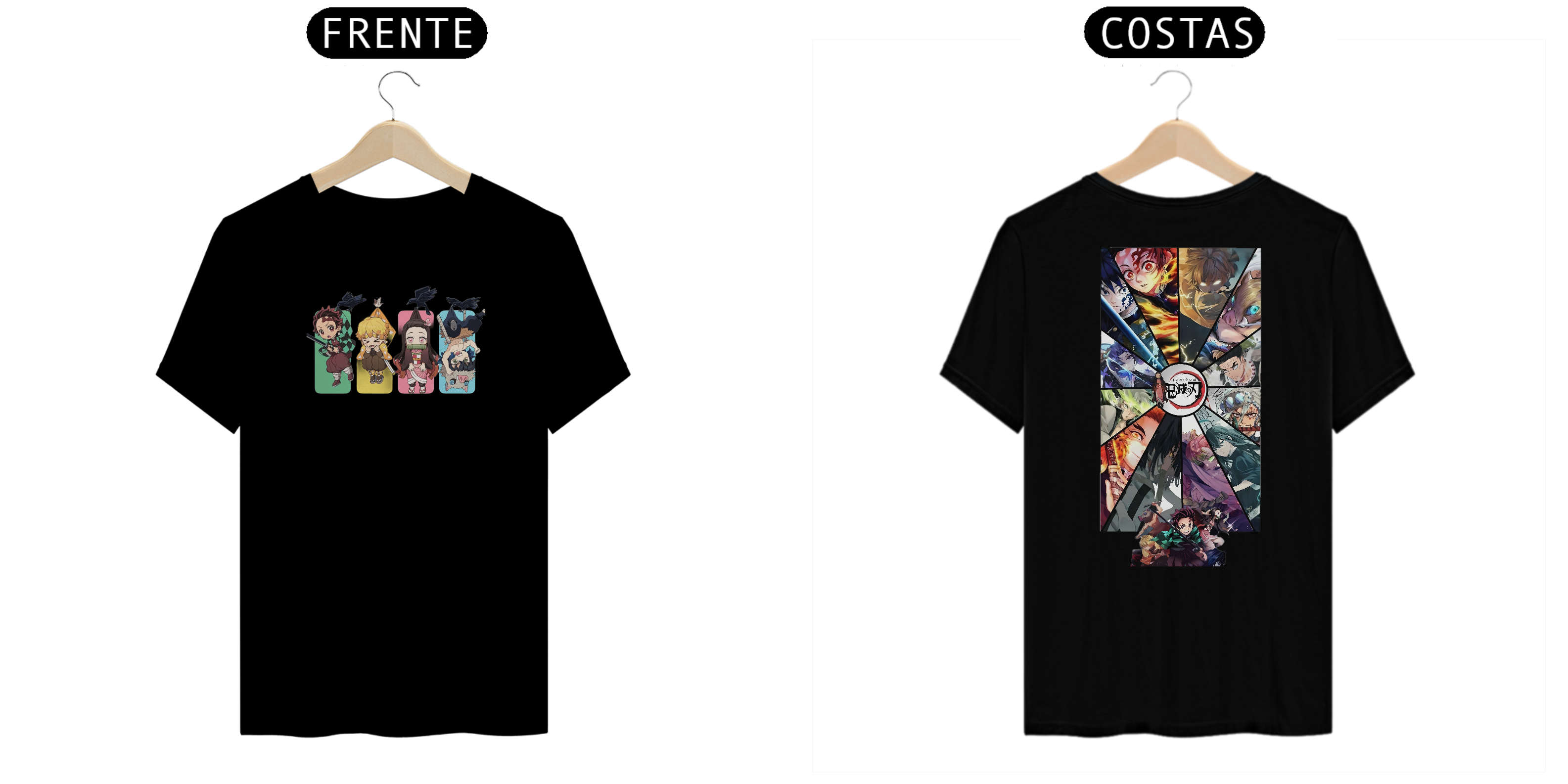 Nome do produto: T-shirt Premium Unissex Kimetsu no Yaba