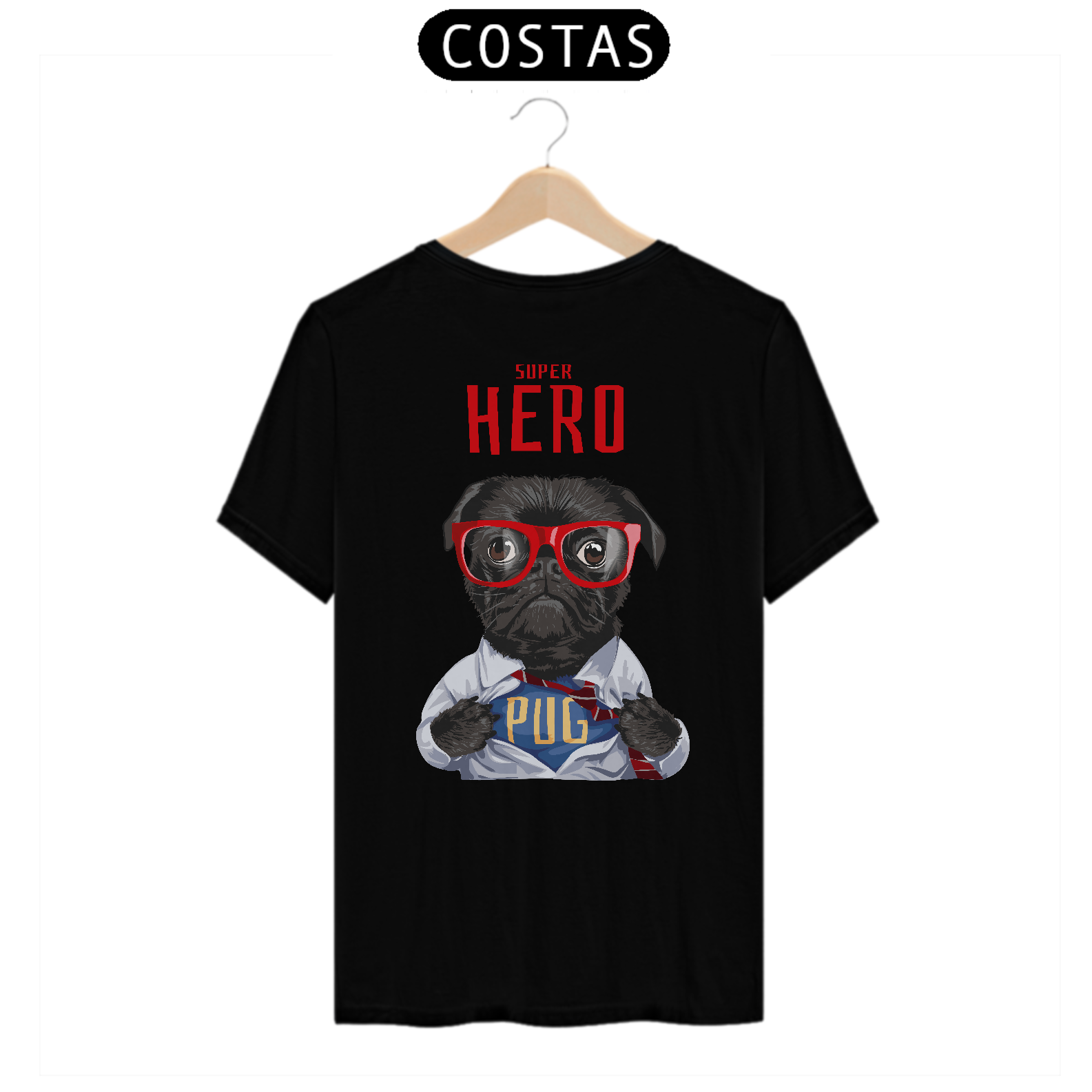 Nome do produto: Camiseta Super PUG