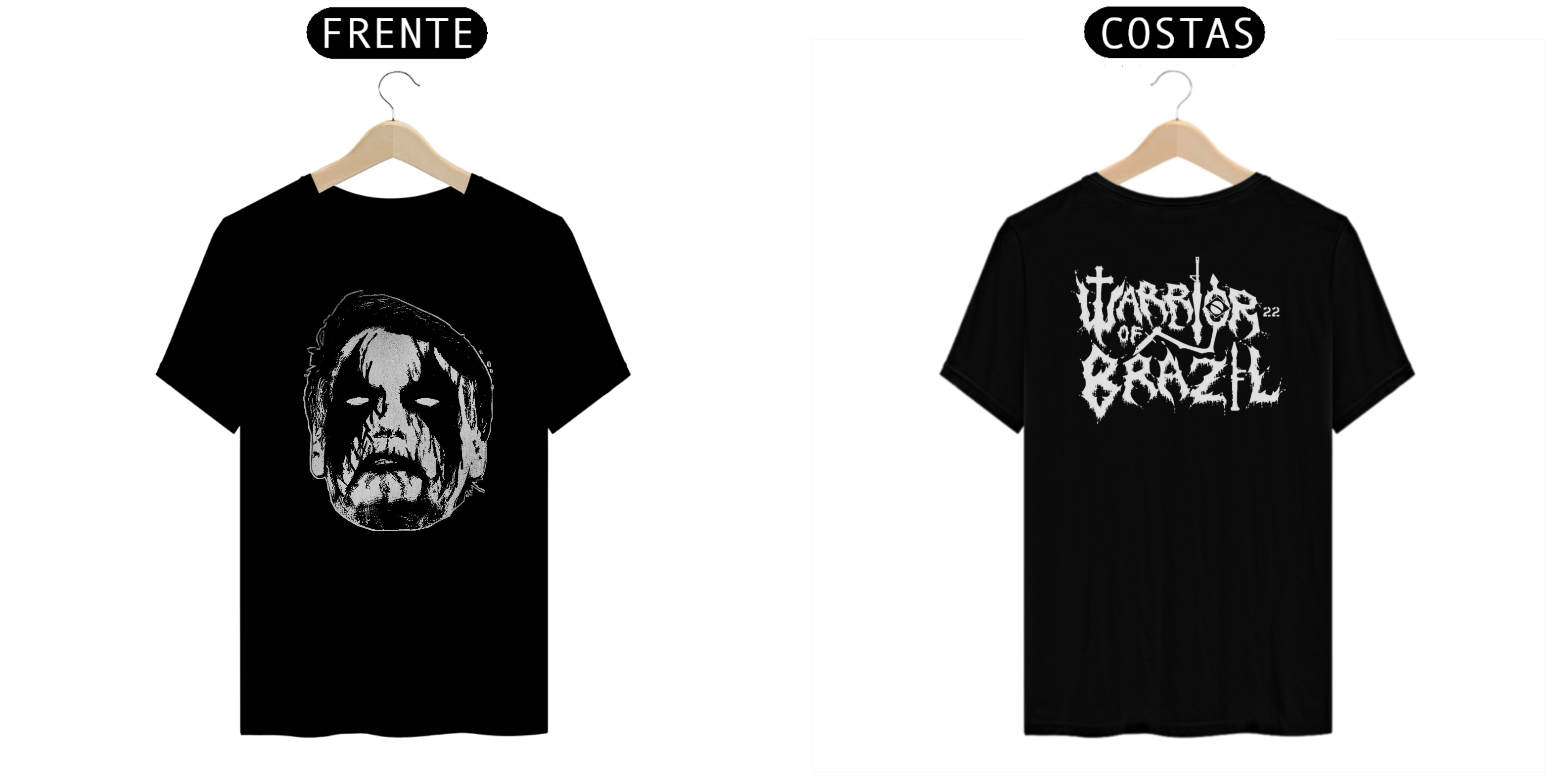 Nome do produto: Warrior of Brazil - Bolsonaro Corpse Painting