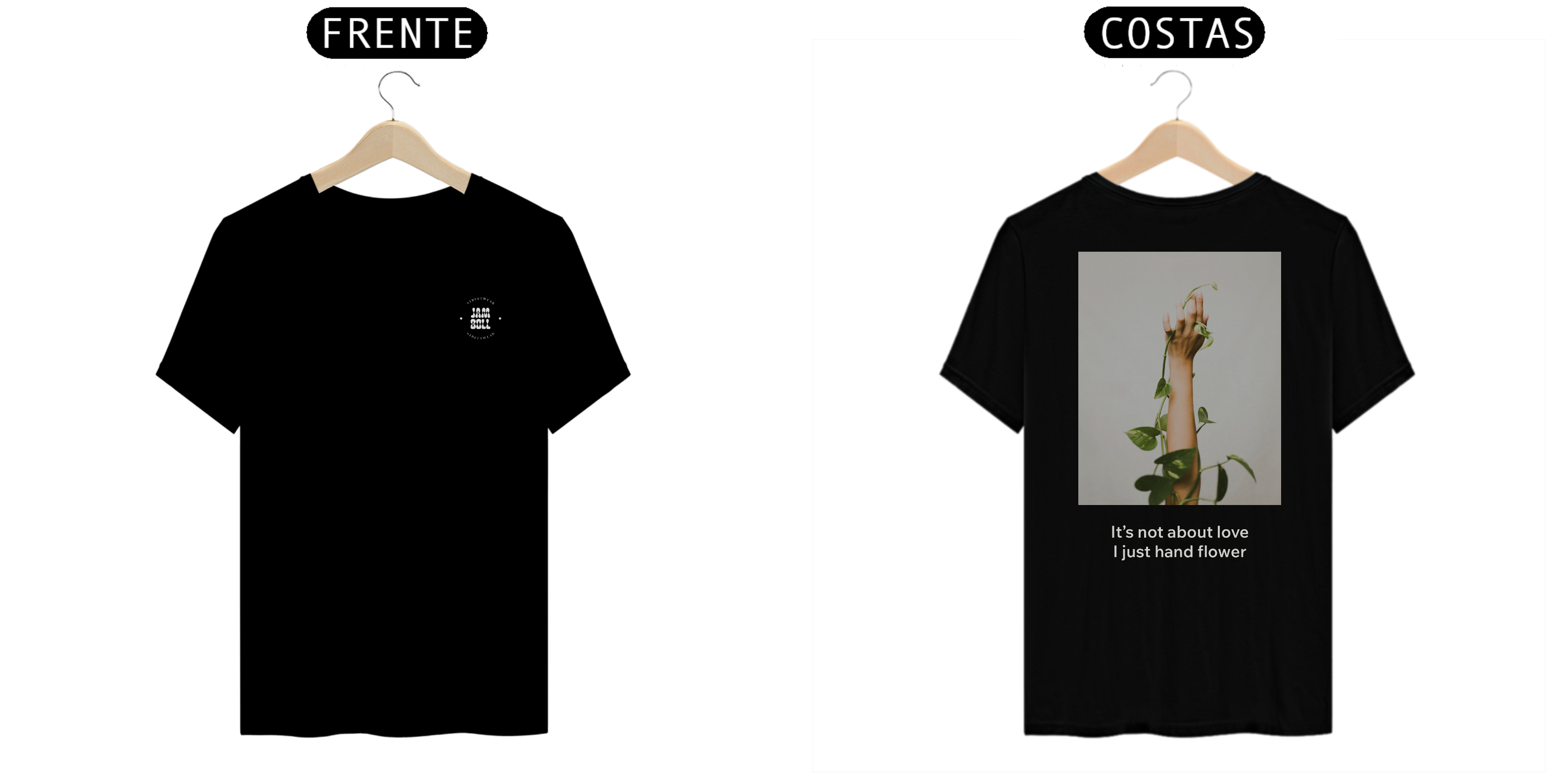 Nome do produto: Camiseta HandFlower