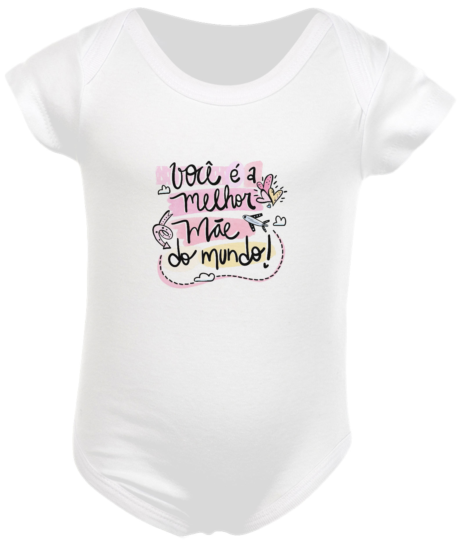 Nome do produto: Você é a melhor Mãe do Mundo - Menina - Body Infantil