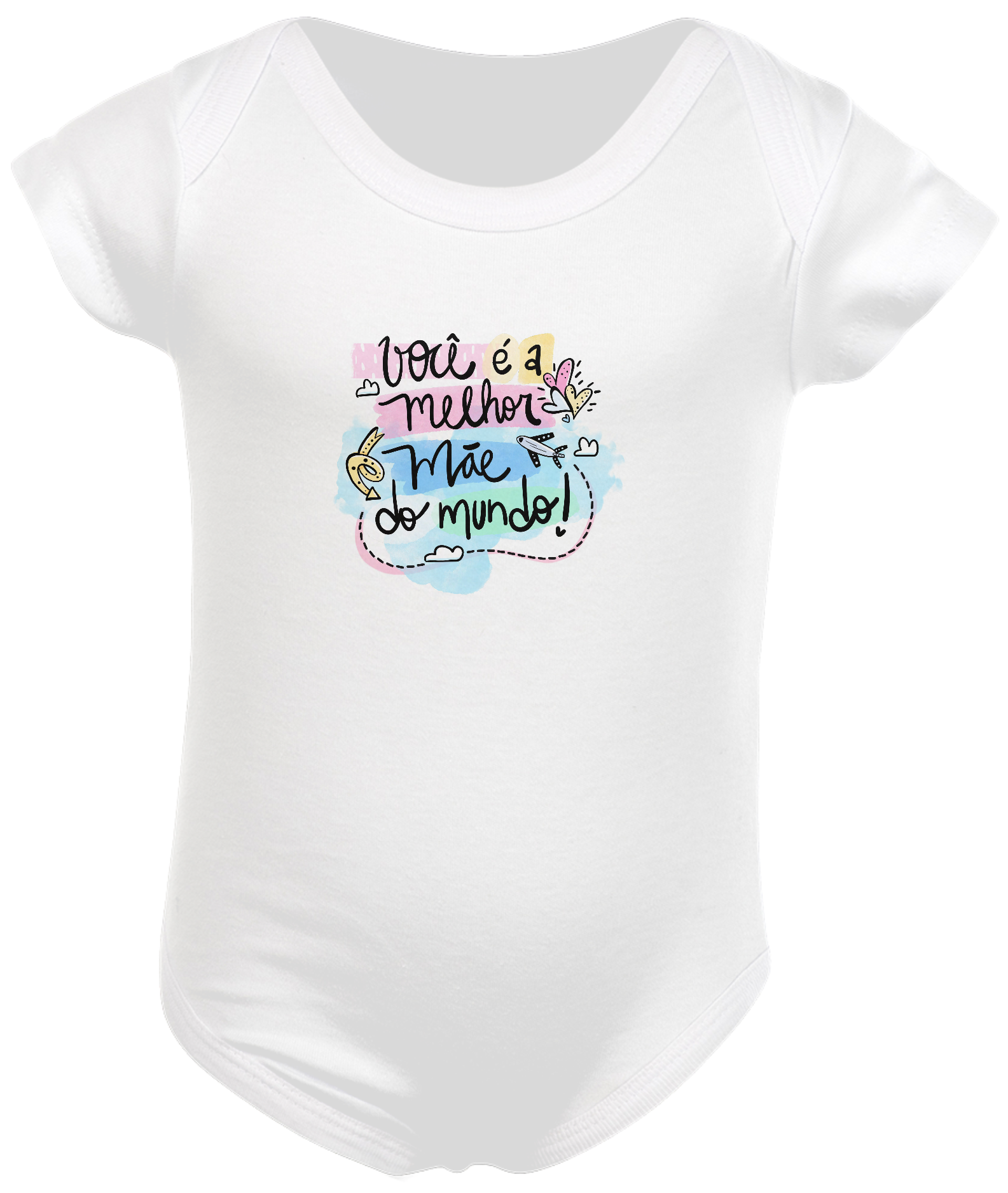 Nome do produto: Você é a melhor Mãe do Mundo - Menino - Body Infantil