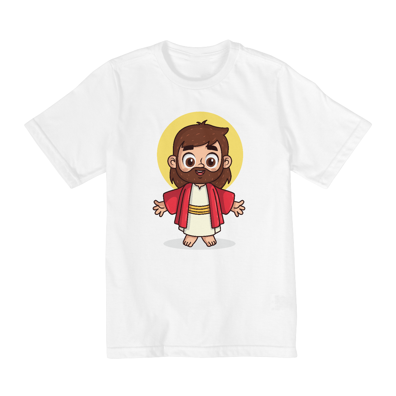 Nome do produto: Camisa Infantil Jesus Cristo - (2 A 8 anos)