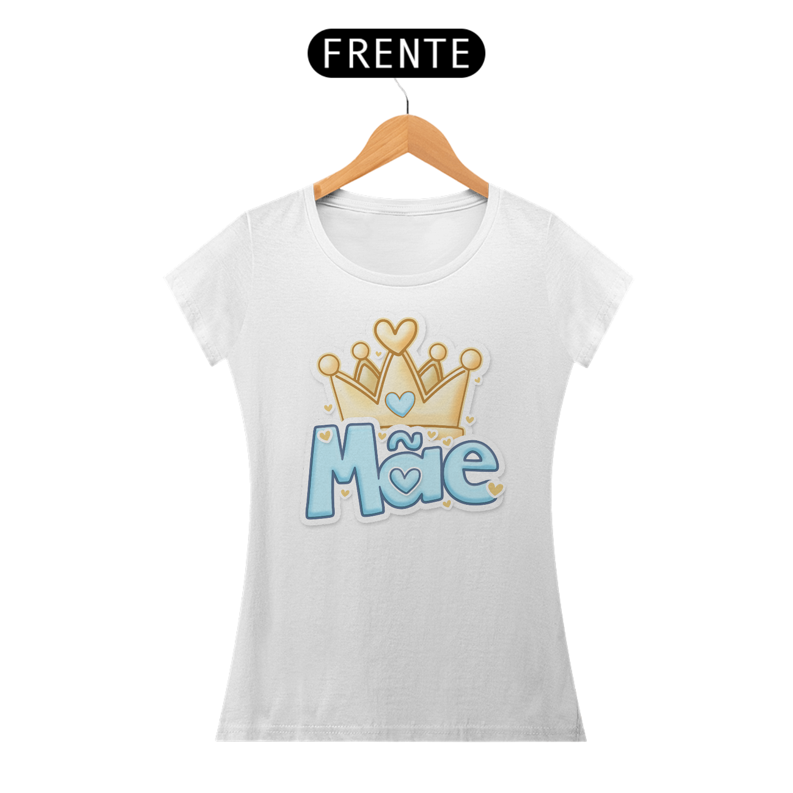 Nome do produto: Mãe de Menino - Camiseta Feminina