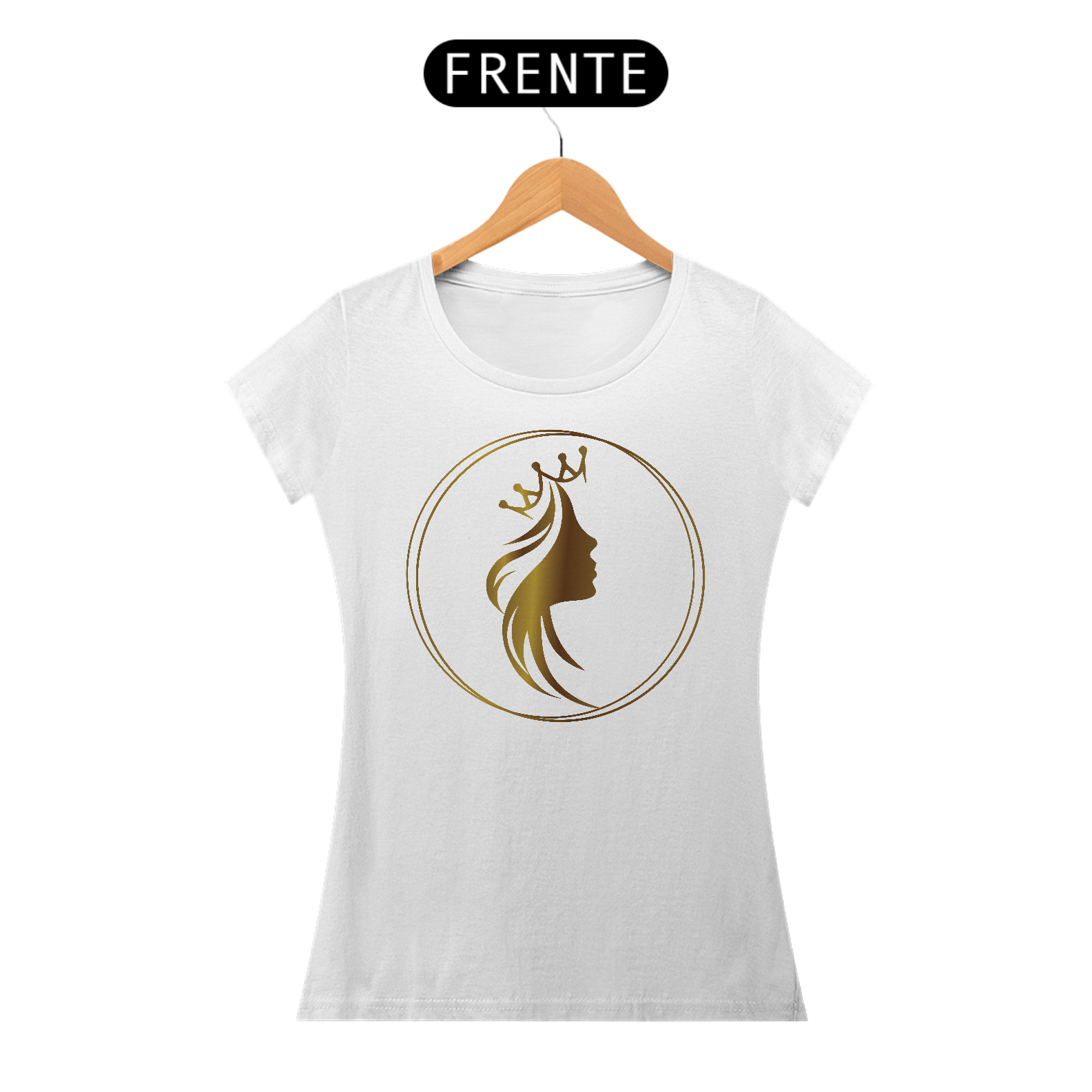 Nome do produto: Mãe Minha Rainha - Camiseta Feminina