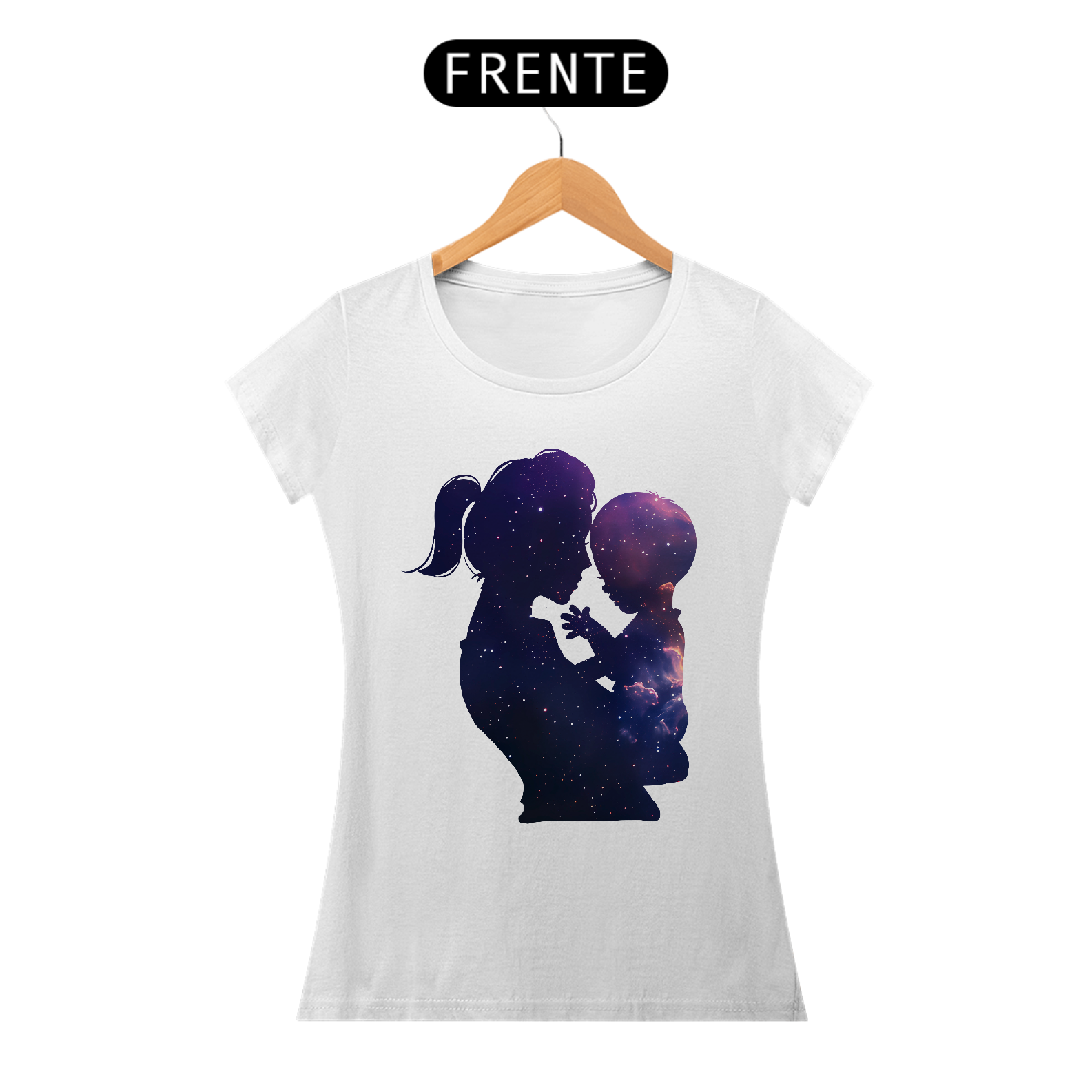 Nome do produto: Mãe de Menino - Camiseta Feminina