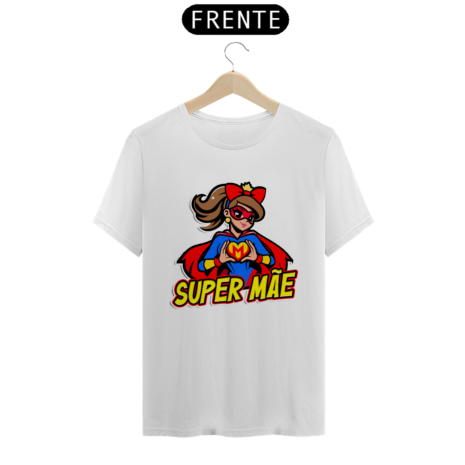 Nome do produto: Super Mãe - Camiseta Unissex - T-Shirt