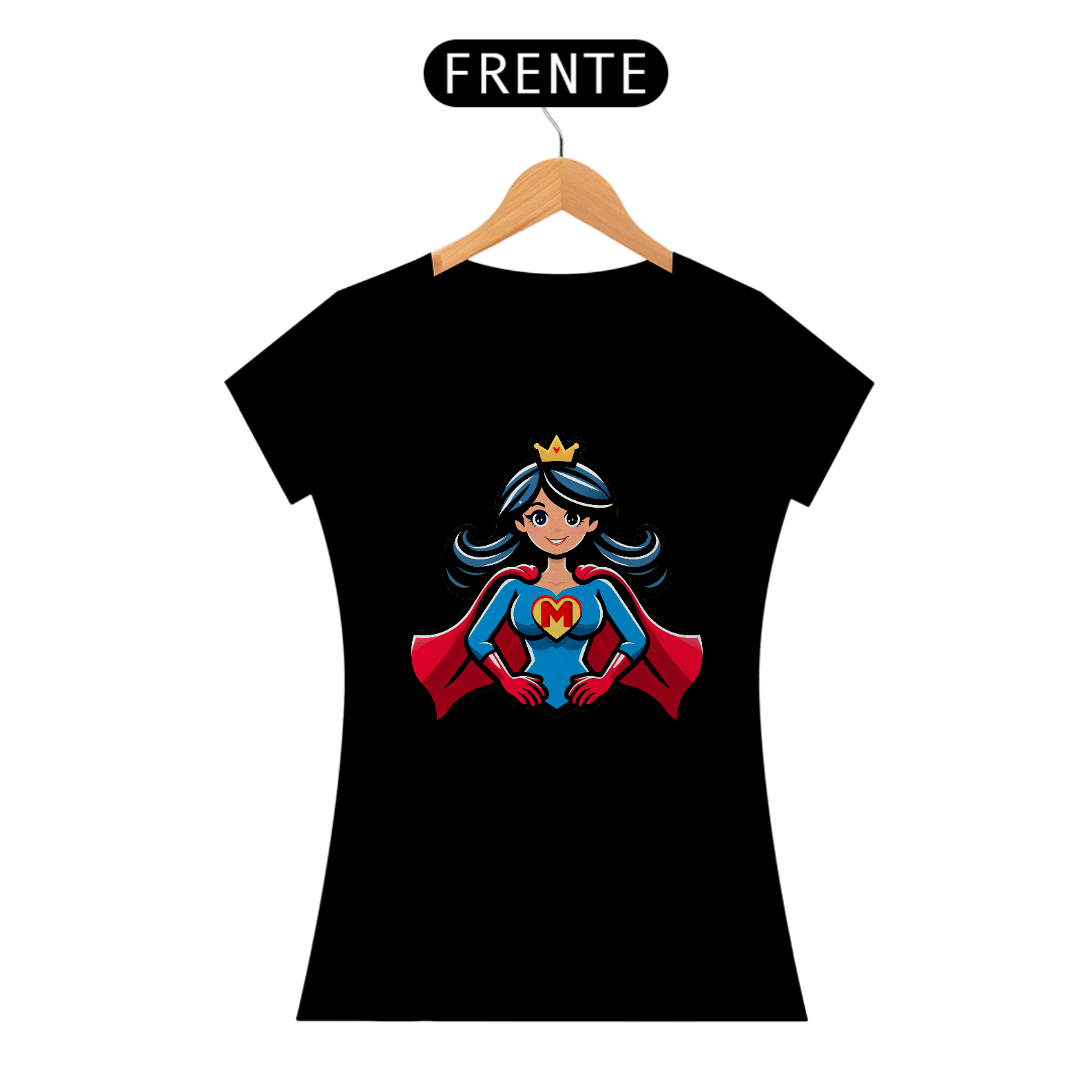 Nome do produto: Super Mãe - Camiseta Feminina