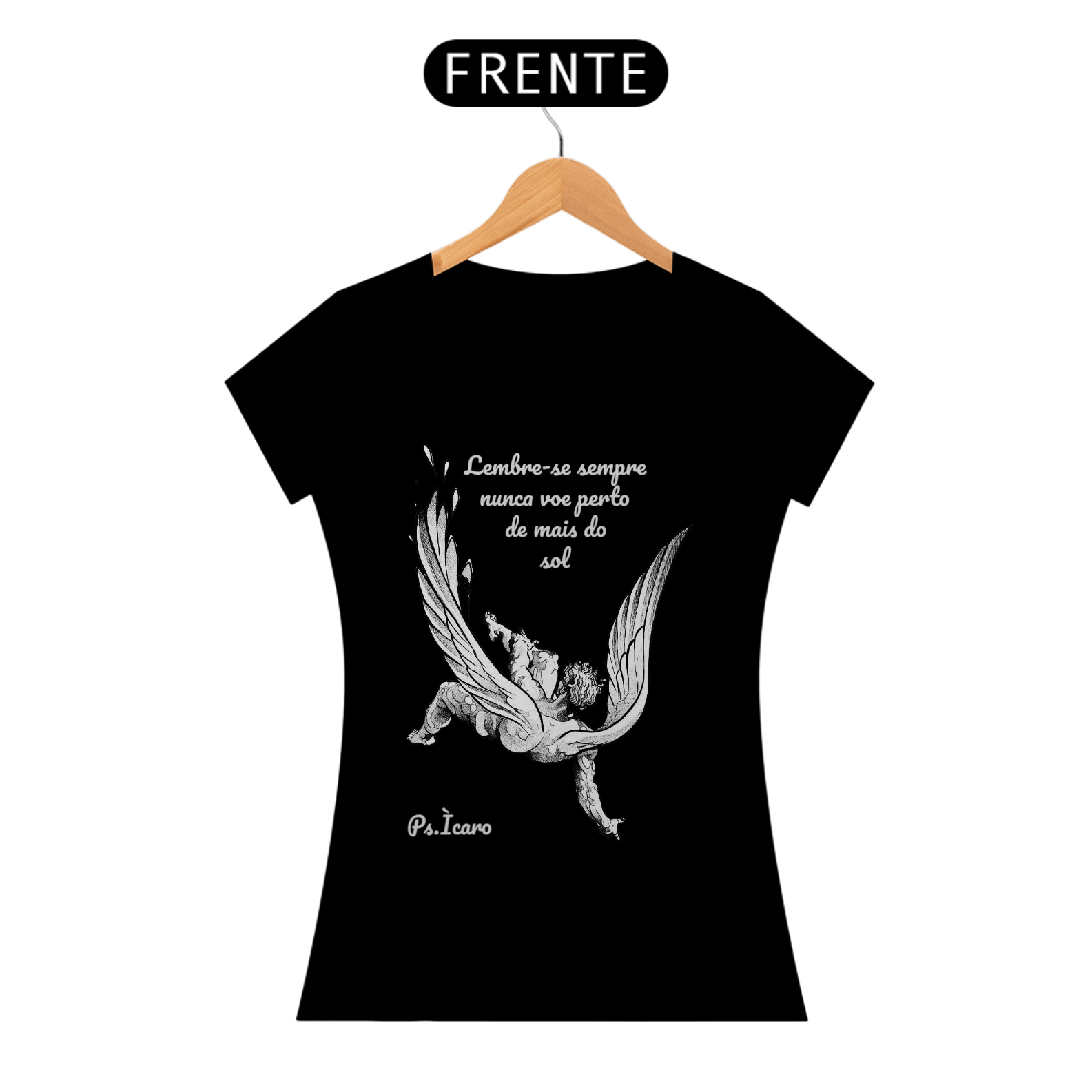 Nome do produto: Camiseta Feminina Ps.Ìcaro