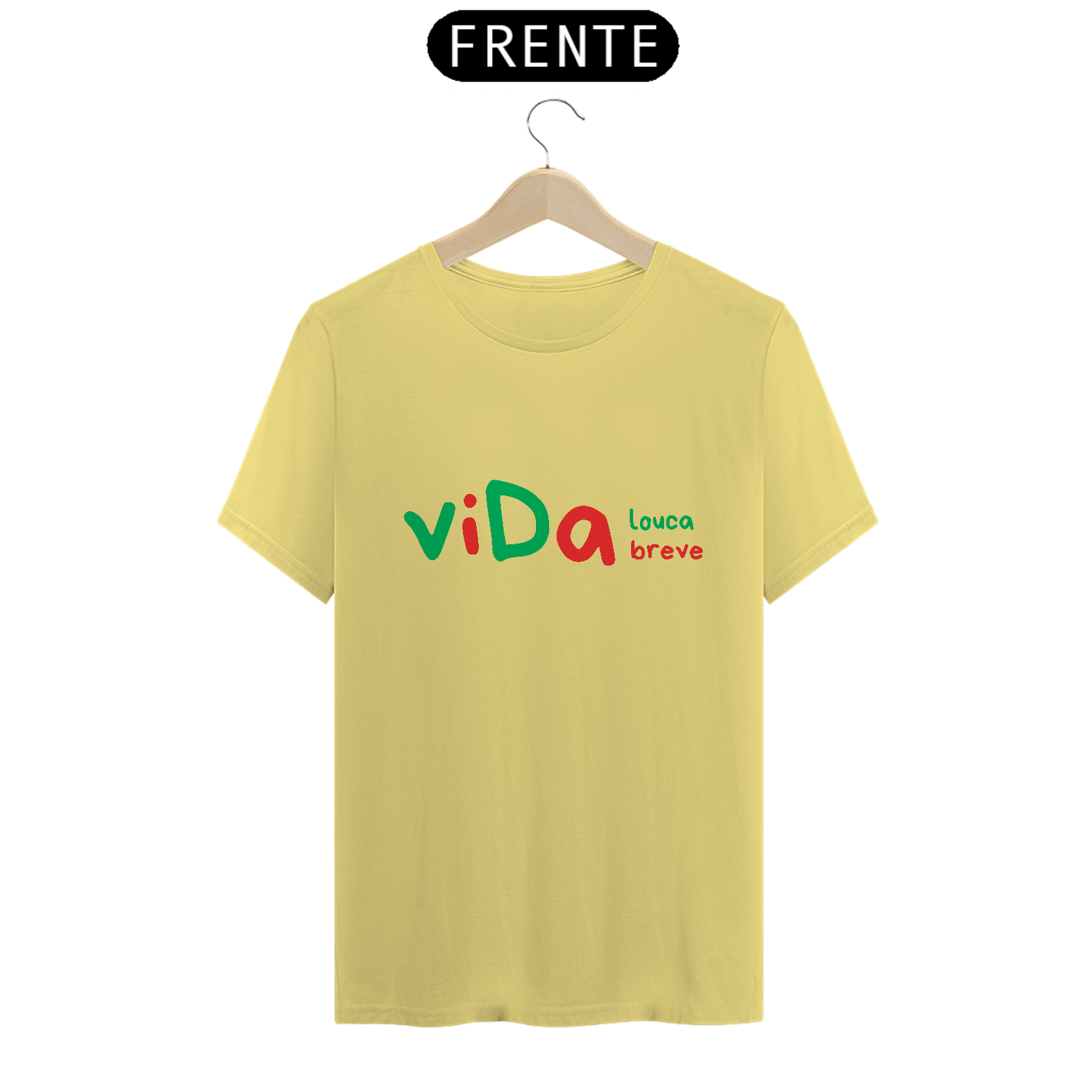 Camiseta Estonada Letra Única Mensagem Vida Louca