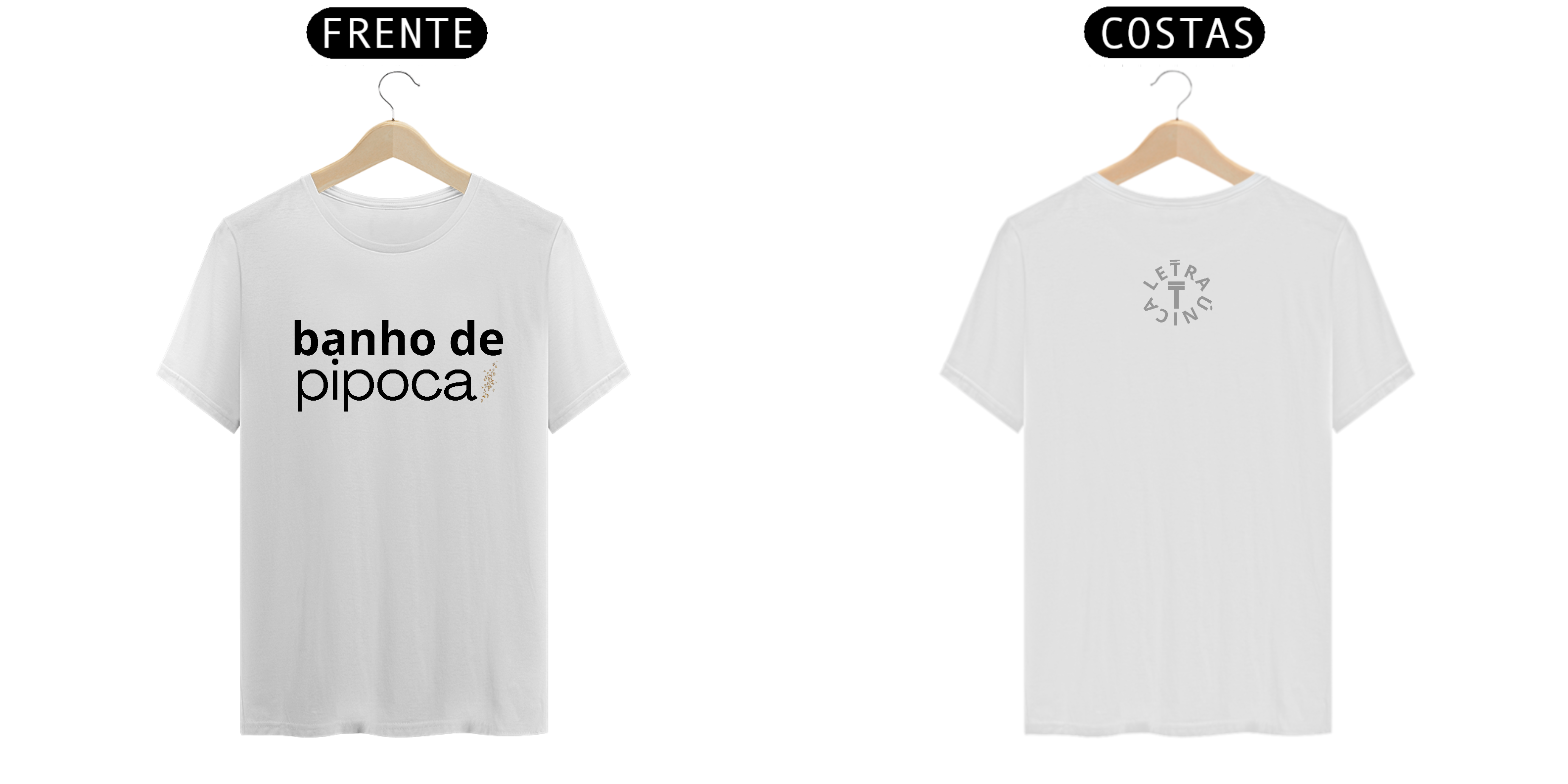 Camiseta Prime Letra Ùnica Bainidade Banho de Pipoca
