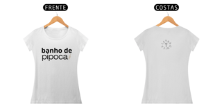 Baby Look Prime Letra Única Baianidade Banho de Pipoca