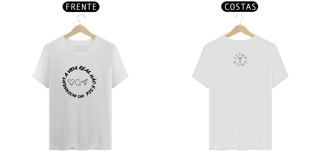 Camiseta Prime Letra Única Mensagem A vida Real Não Está no Instagram