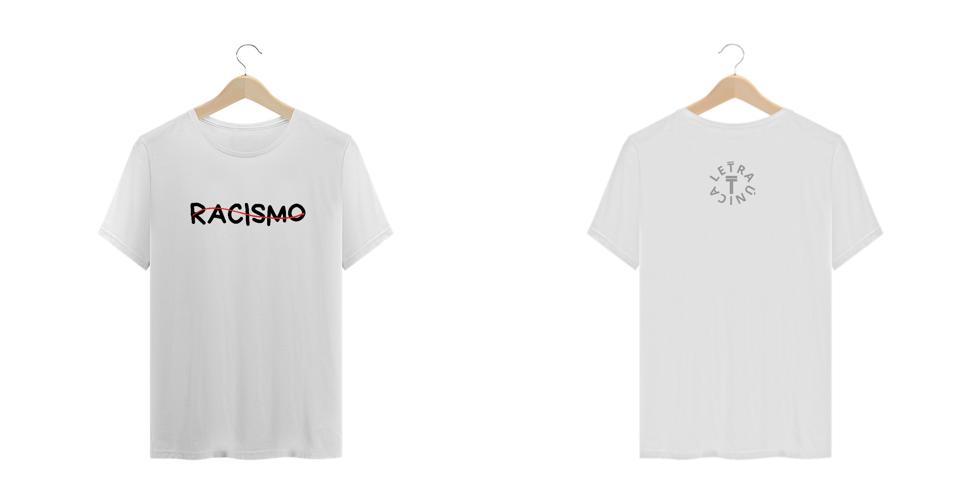 Camiseta Plus Size Letra Unica Prime Engajamento Racismo