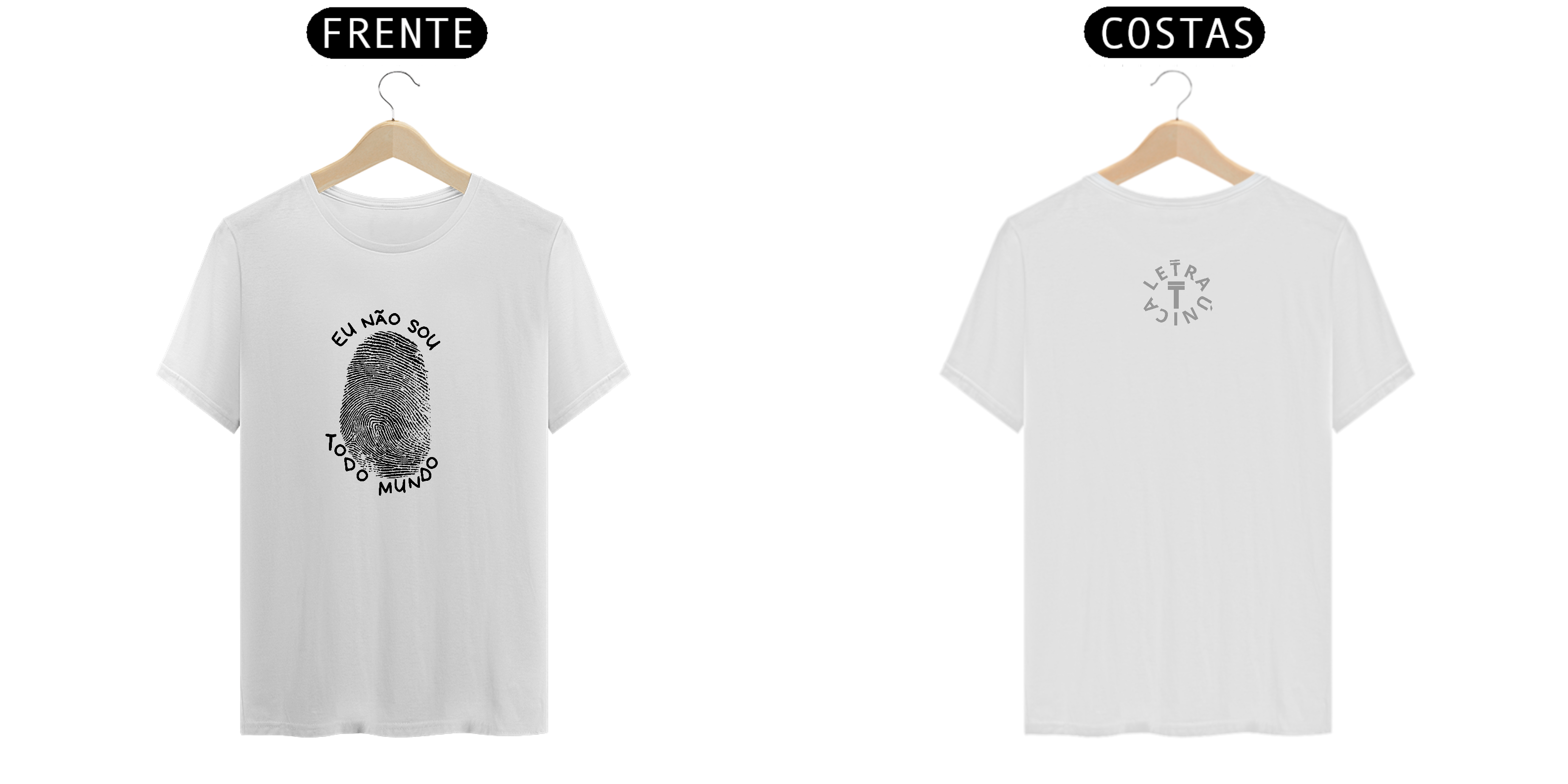 Camiseta Letra Única Prime Engajamento Eu não sou todo mundo