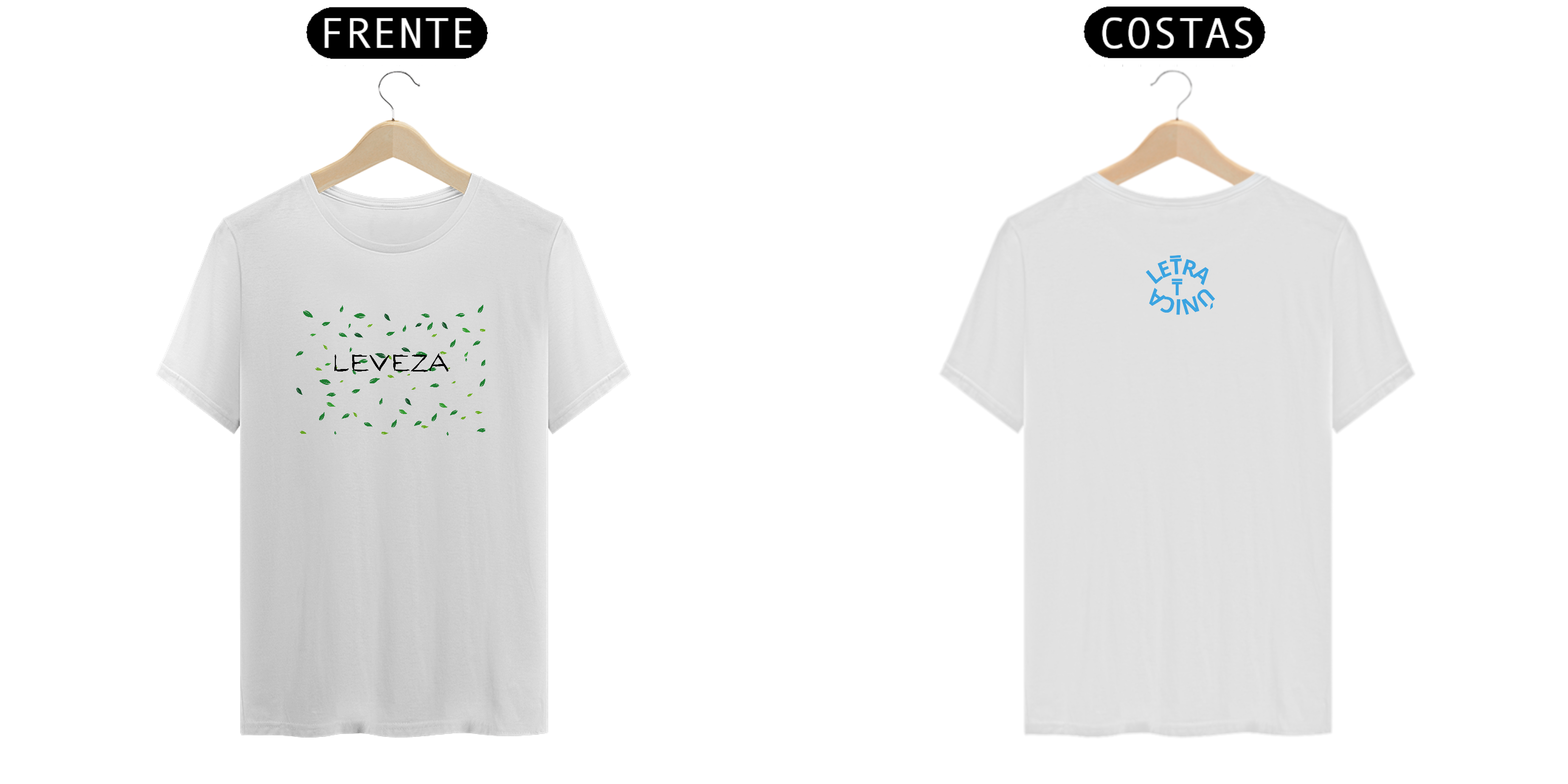 Camiseta Prime Letra Unica Mensagem Leveza