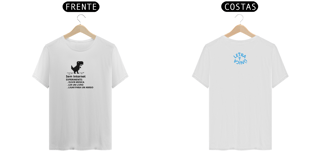 Camiseta Prime Letra Unica Mensagem Sem Internet