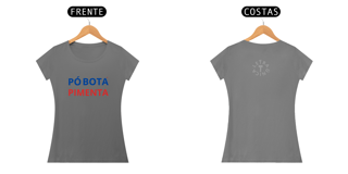 Baby Look Estonada Letra Única Baianidade Pó Botá Pimenta