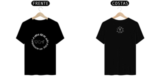 Camiseta Prime Letra Única Mensagem A vida Real Não Está no Instagram