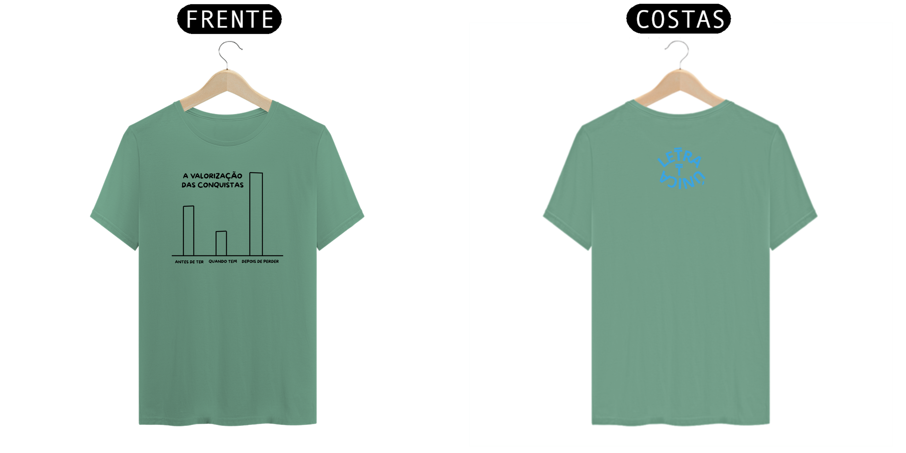 Camiseta Estonada Letra Unica  Mensagem A Valorização Das Conquistas