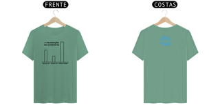 Camiseta Estonada Letra Unica  Mensagem A Valorização Das Conquistas