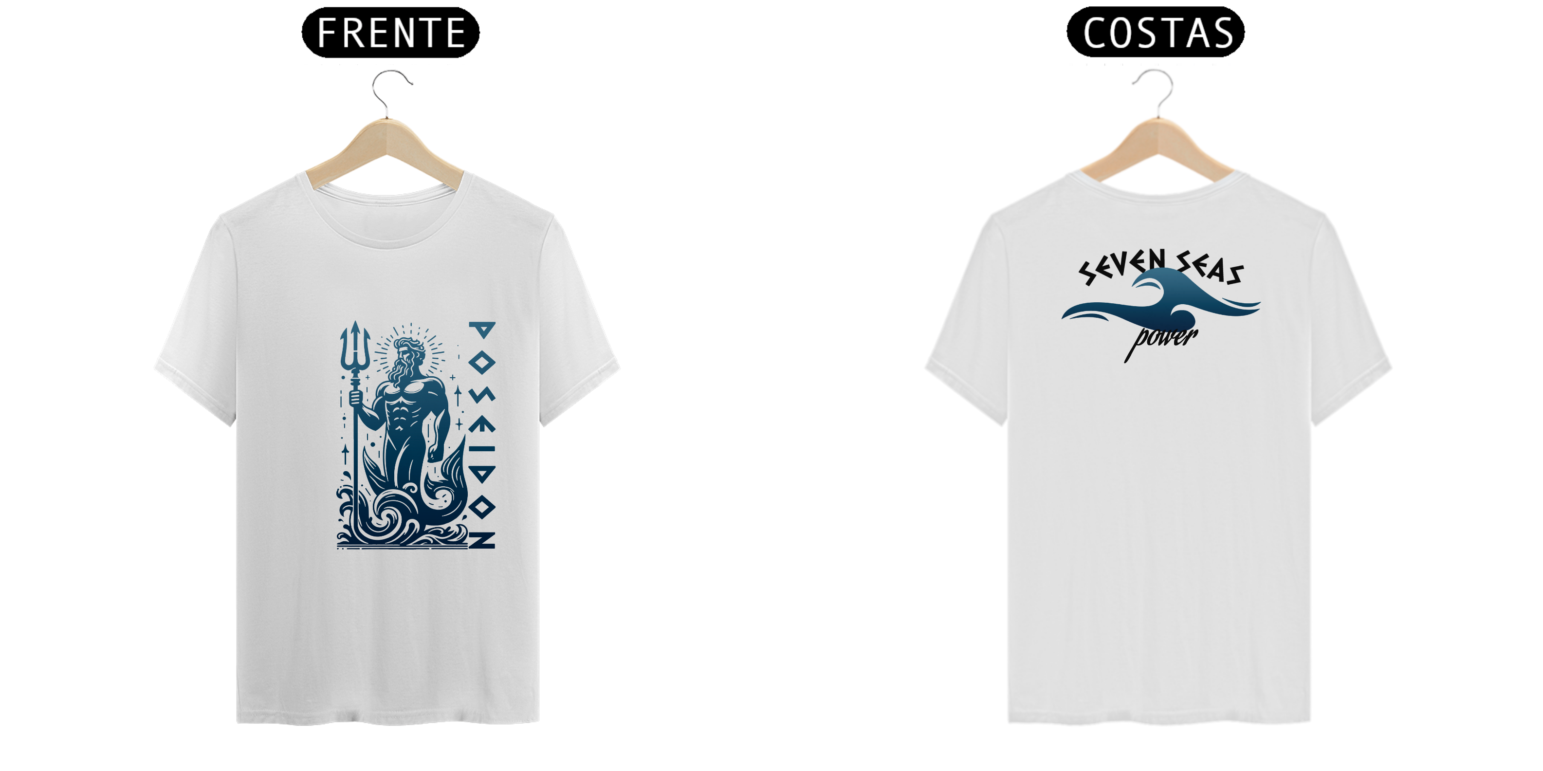 Nome do produto: Camiseta Poseidon - Branca
