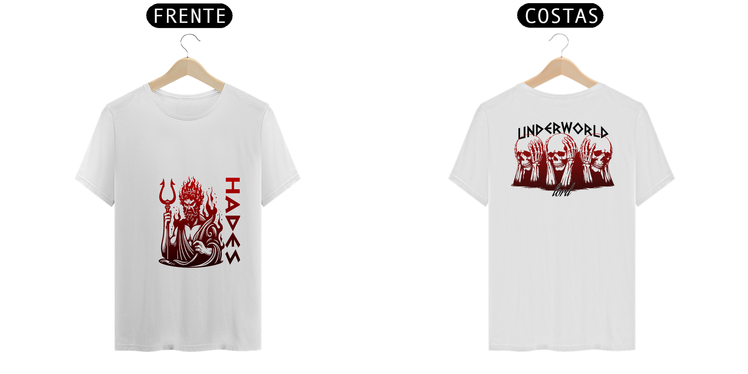Nome do produto: Camiseta Hades - Branca