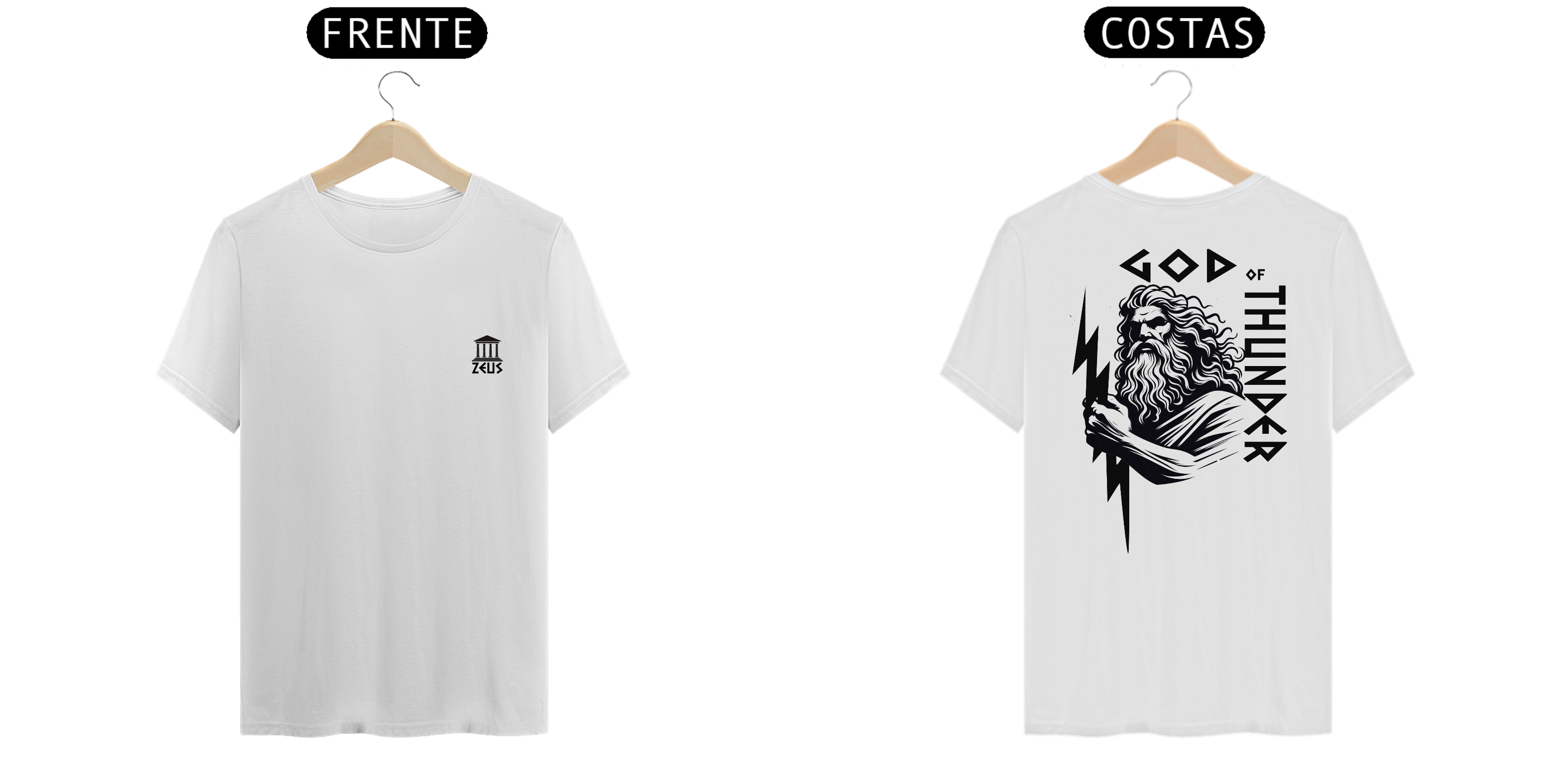 Nome do produto: Zeus, God of Thunder - BRANCA