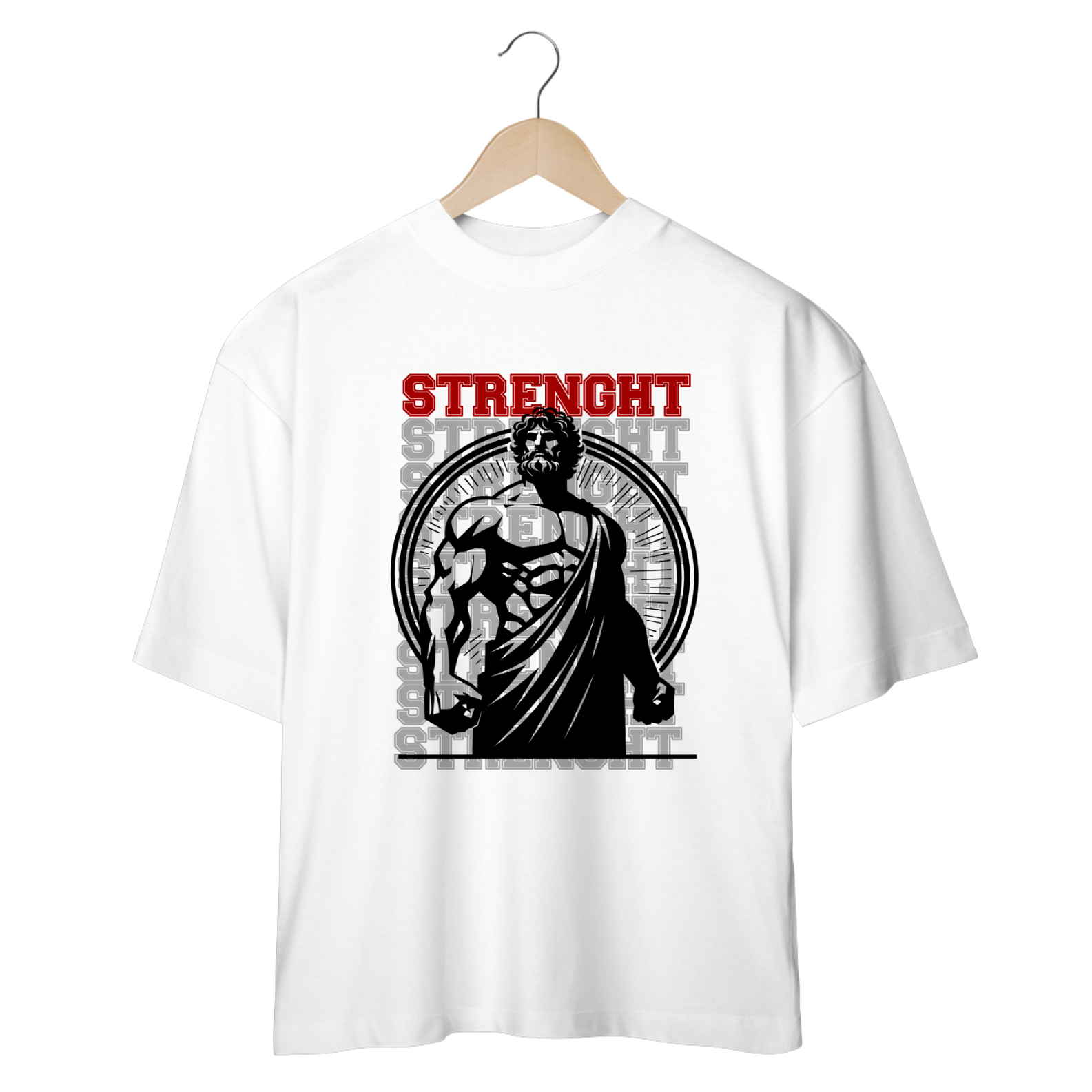 Nome do produto: Camiseta Hercules Oversized