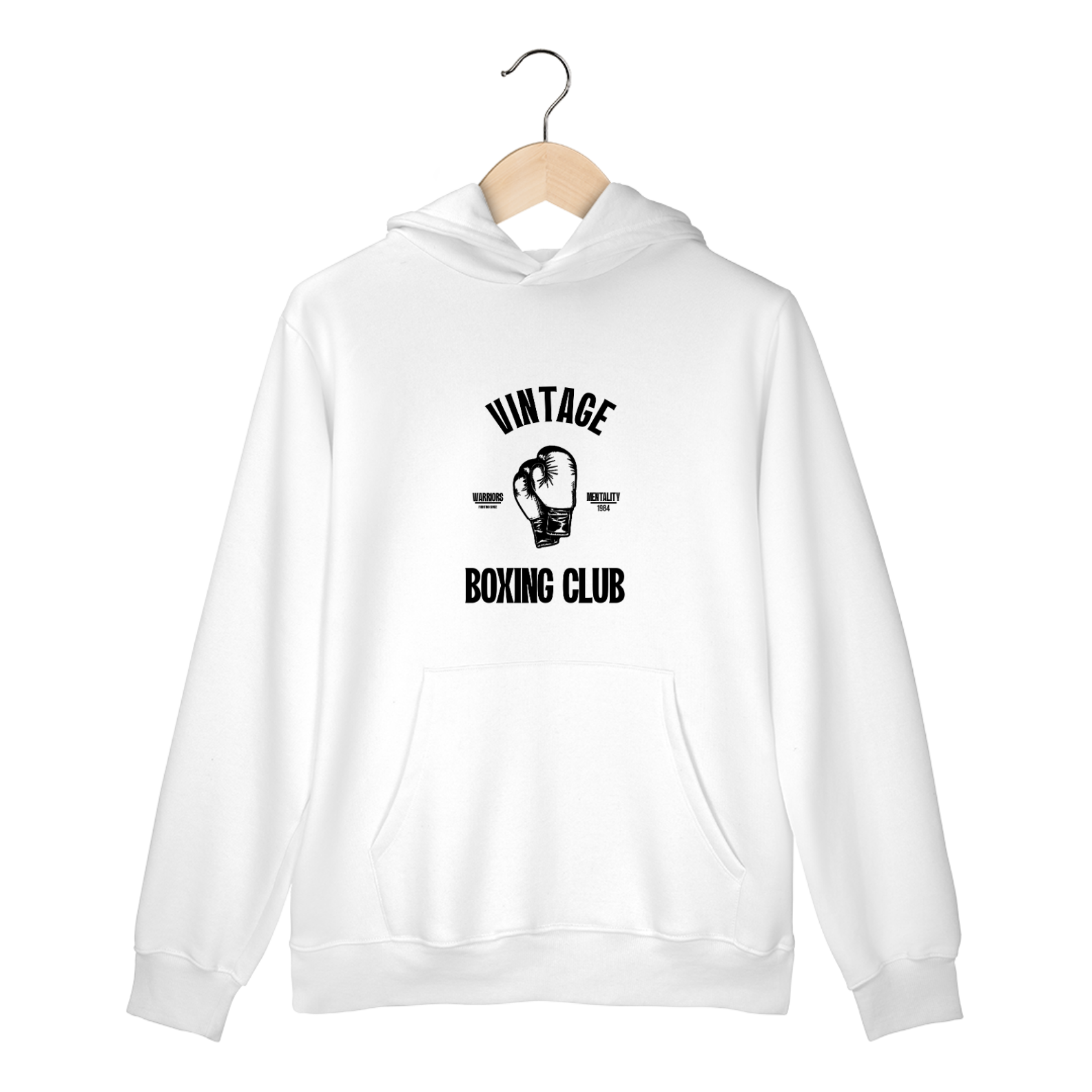 Nome do produto: Moletom Canguru - Vintage Boxing Club