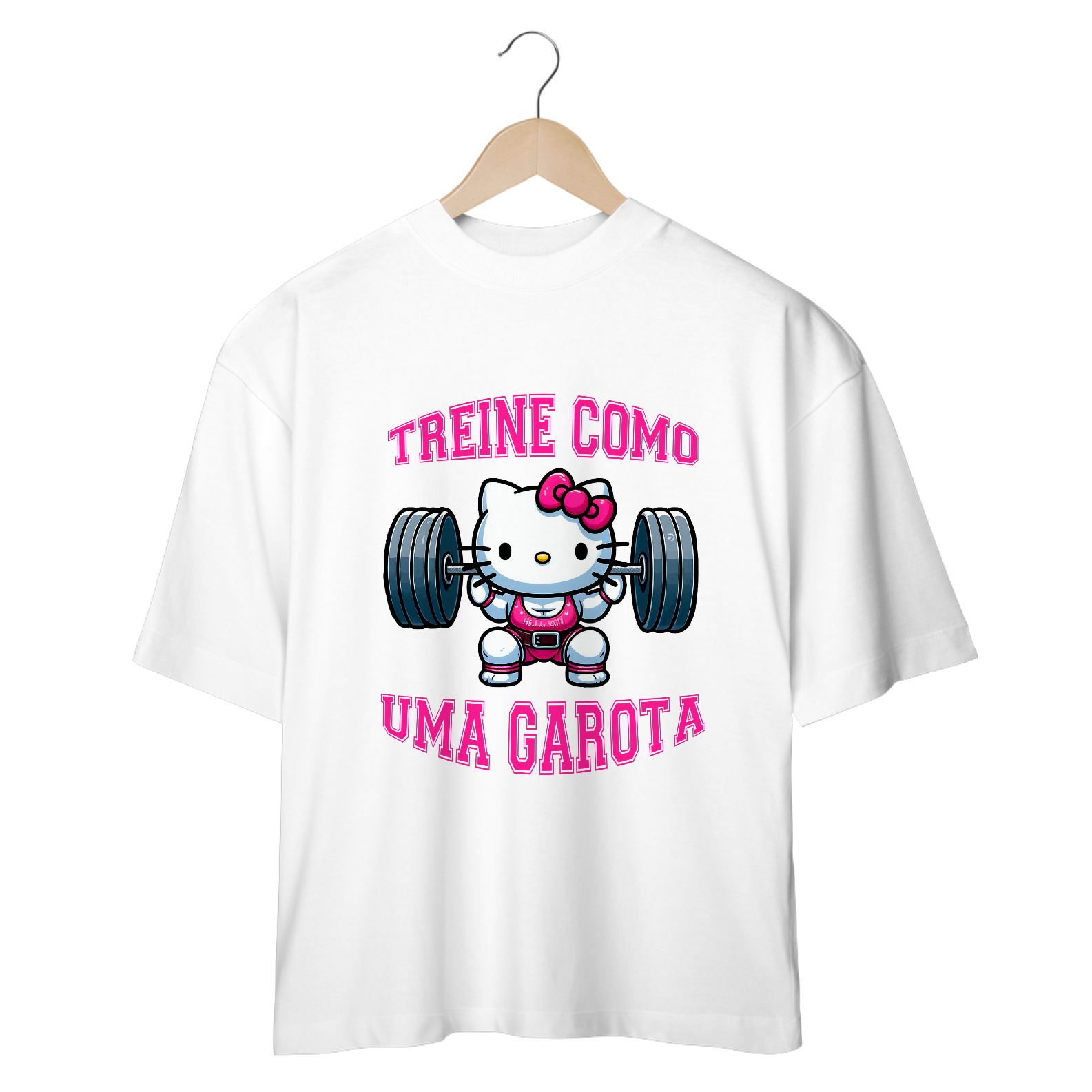Nome do produto: Hello Kitty - Treine como uma GAROTA! - OVERSIZED