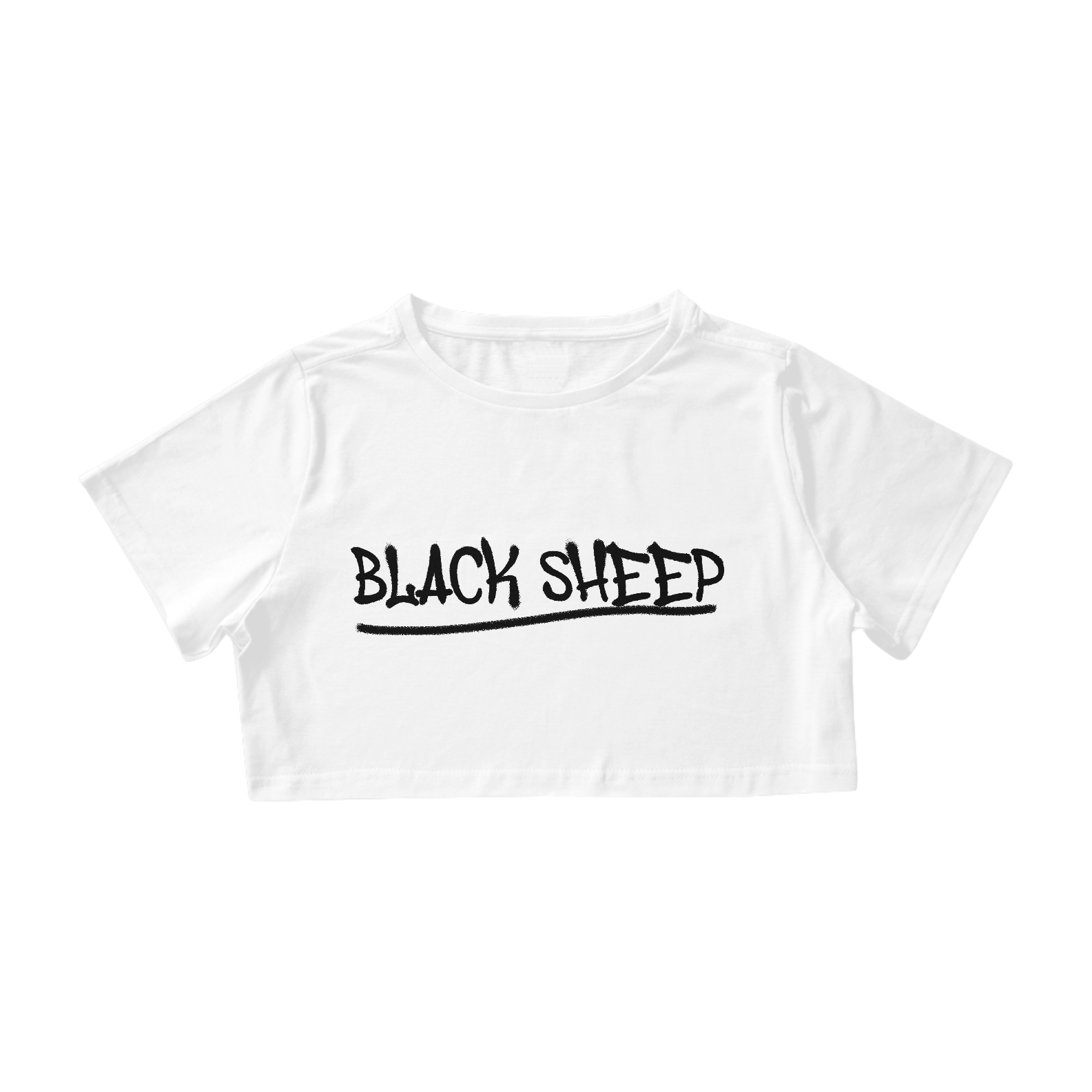 Nome do produto: Black Sheep Grafite - Cropped
