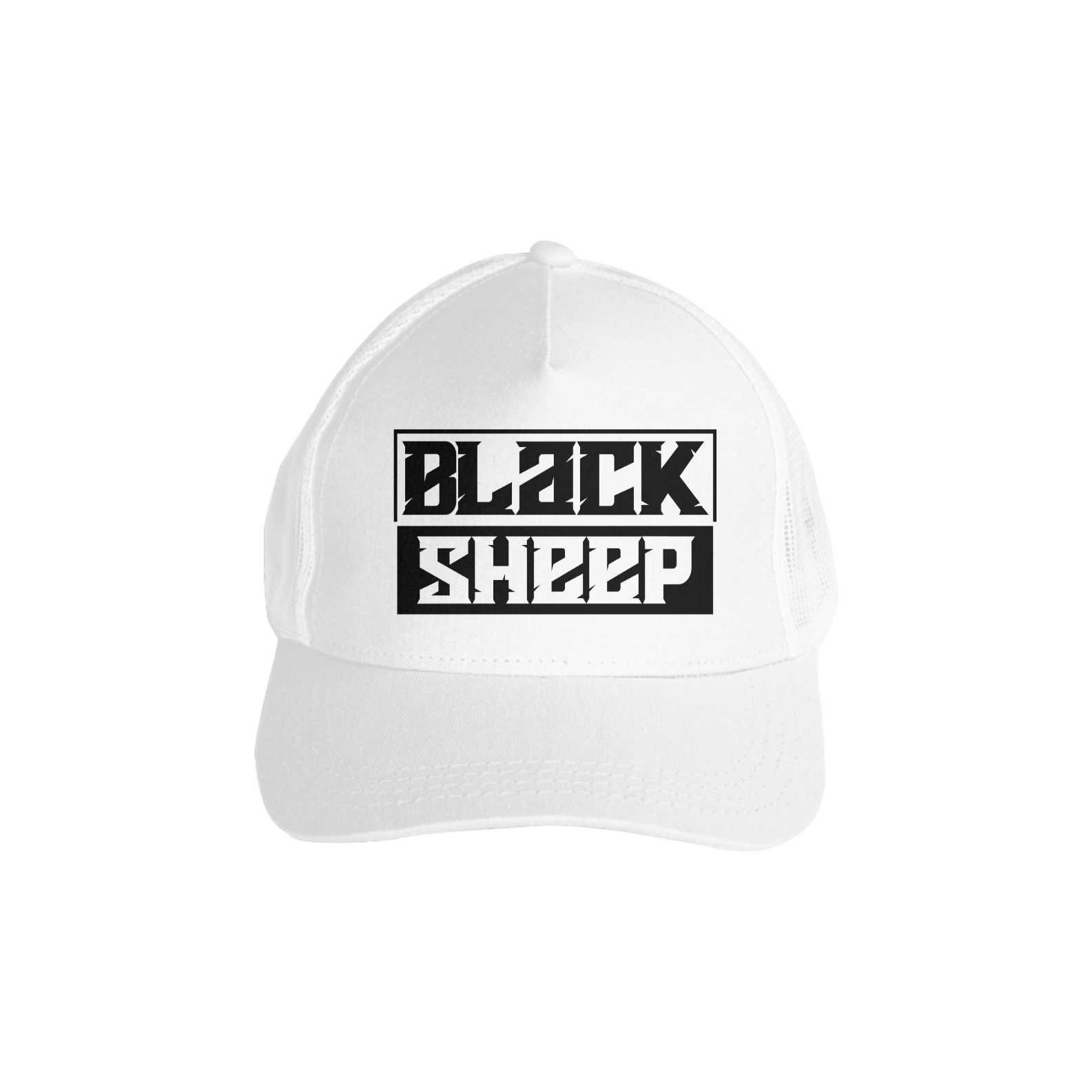 Nome do produto: Boné com Tela Black Sheep Faixas
