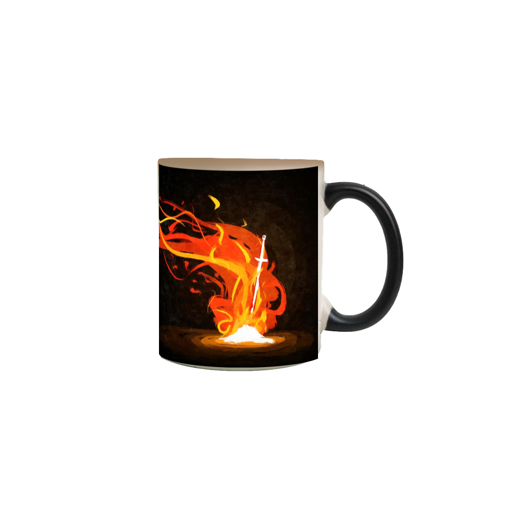Nome do produto: BONFIRE LIT - DARK SOULS - CANECA MÁGICA