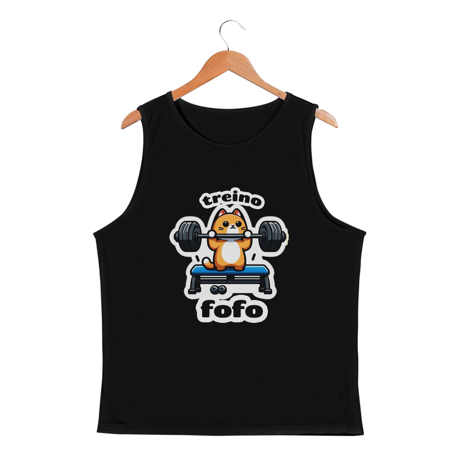 Nome do produto: Treino Fofo - MASC - REGATA