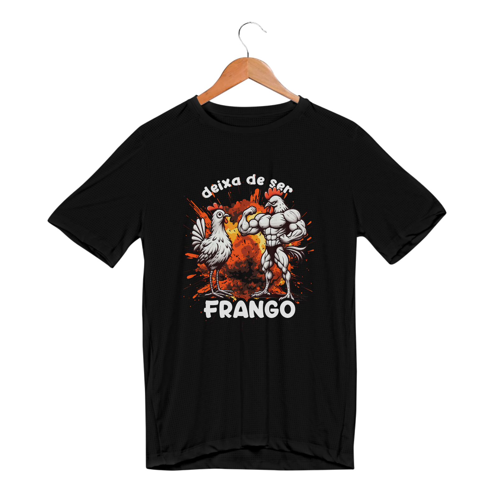 Nome do produto: Camiseta DryFit - FRANGO!