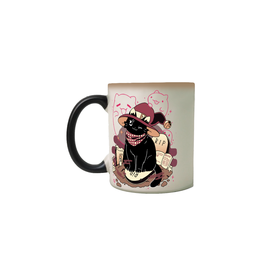 Nome do produto: Caneca mágica gatinho e seus amigos